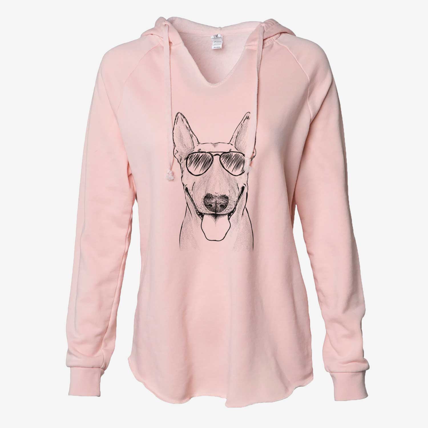 Chloe the Bull Terrier - Cali Wave Hooded Sweatshirt