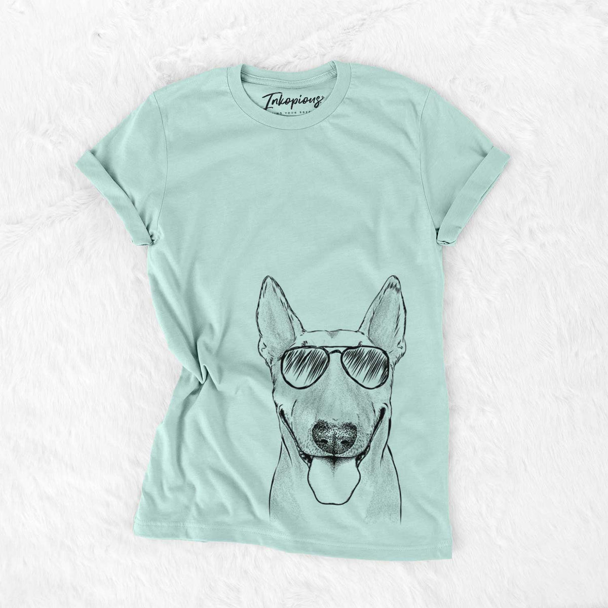 Aviator Chloe the Bull Terrier - Unisex Crewneck
