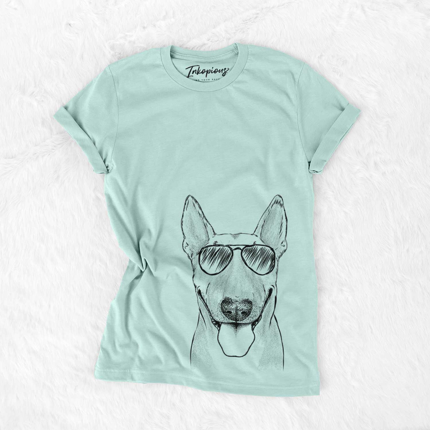Aviator Chloe the Bull Terrier - Unisex Crewneck