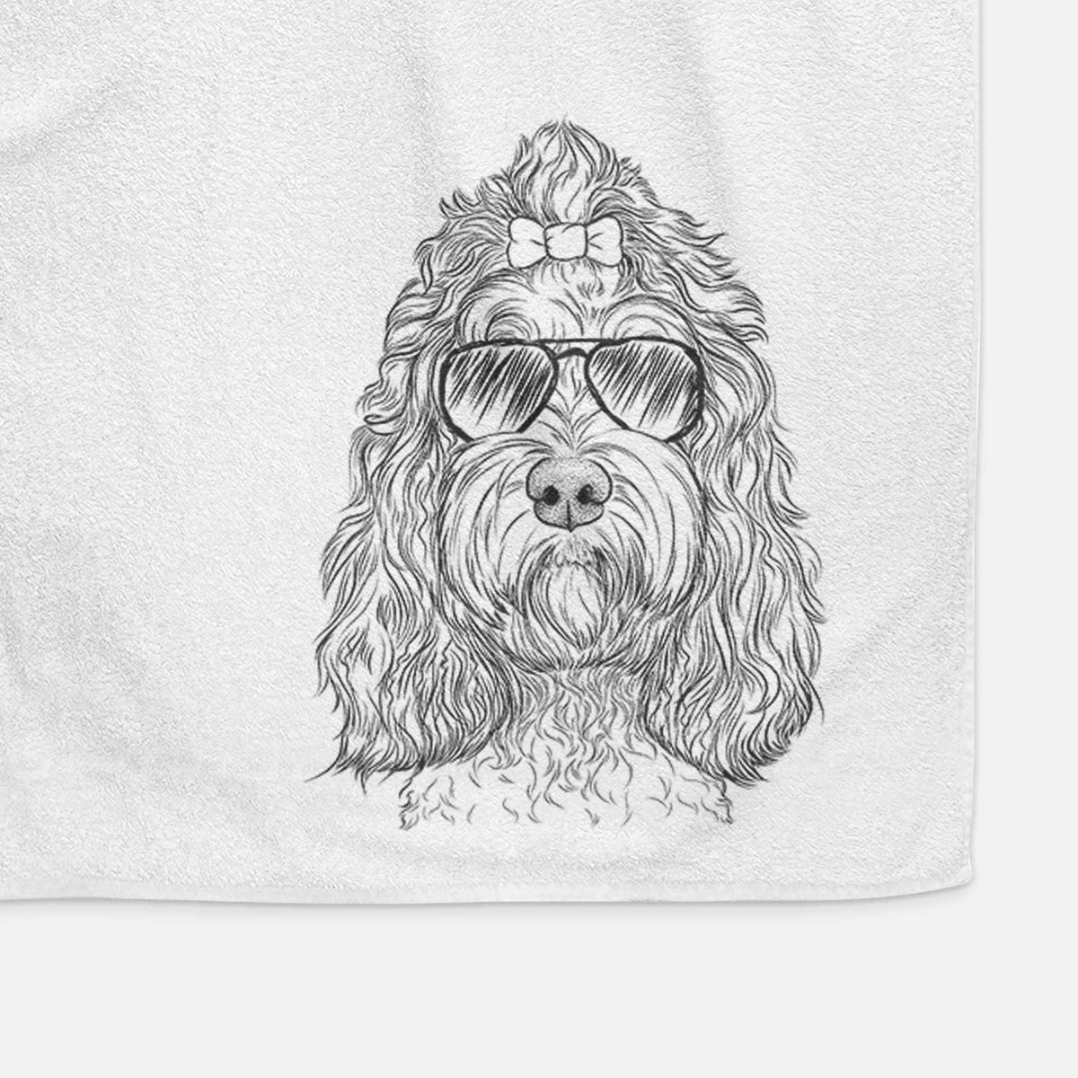 Chloe the Cockapoo Decorative Hand Towel
