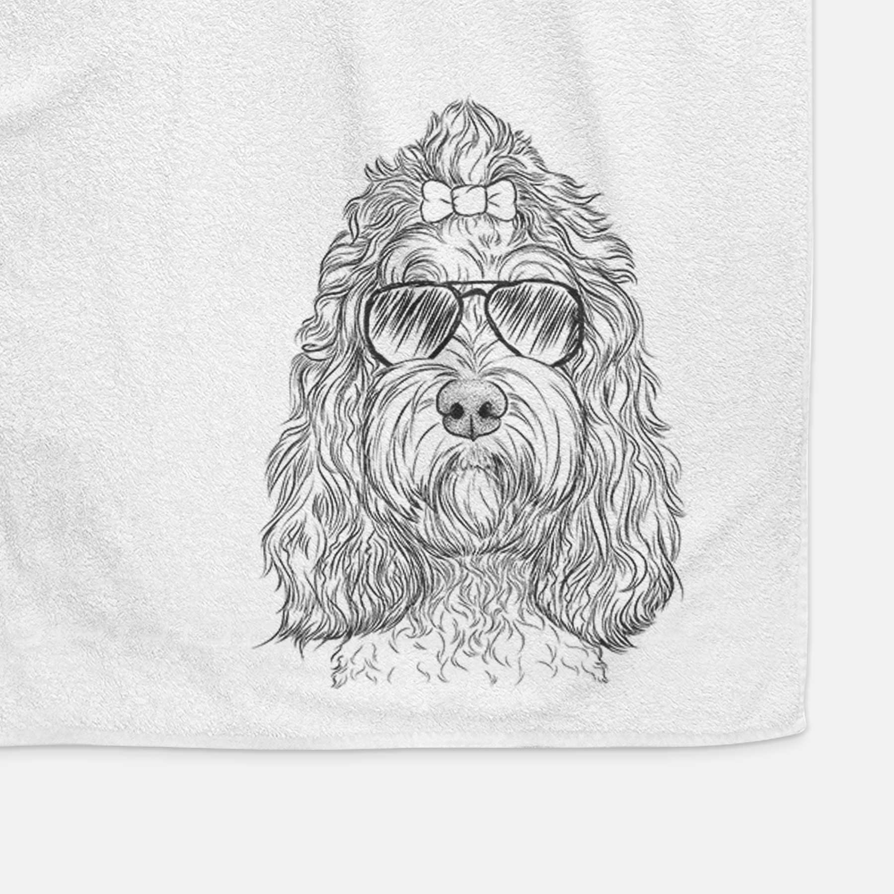 Chloe the Cockapoo Decorative Hand Towel