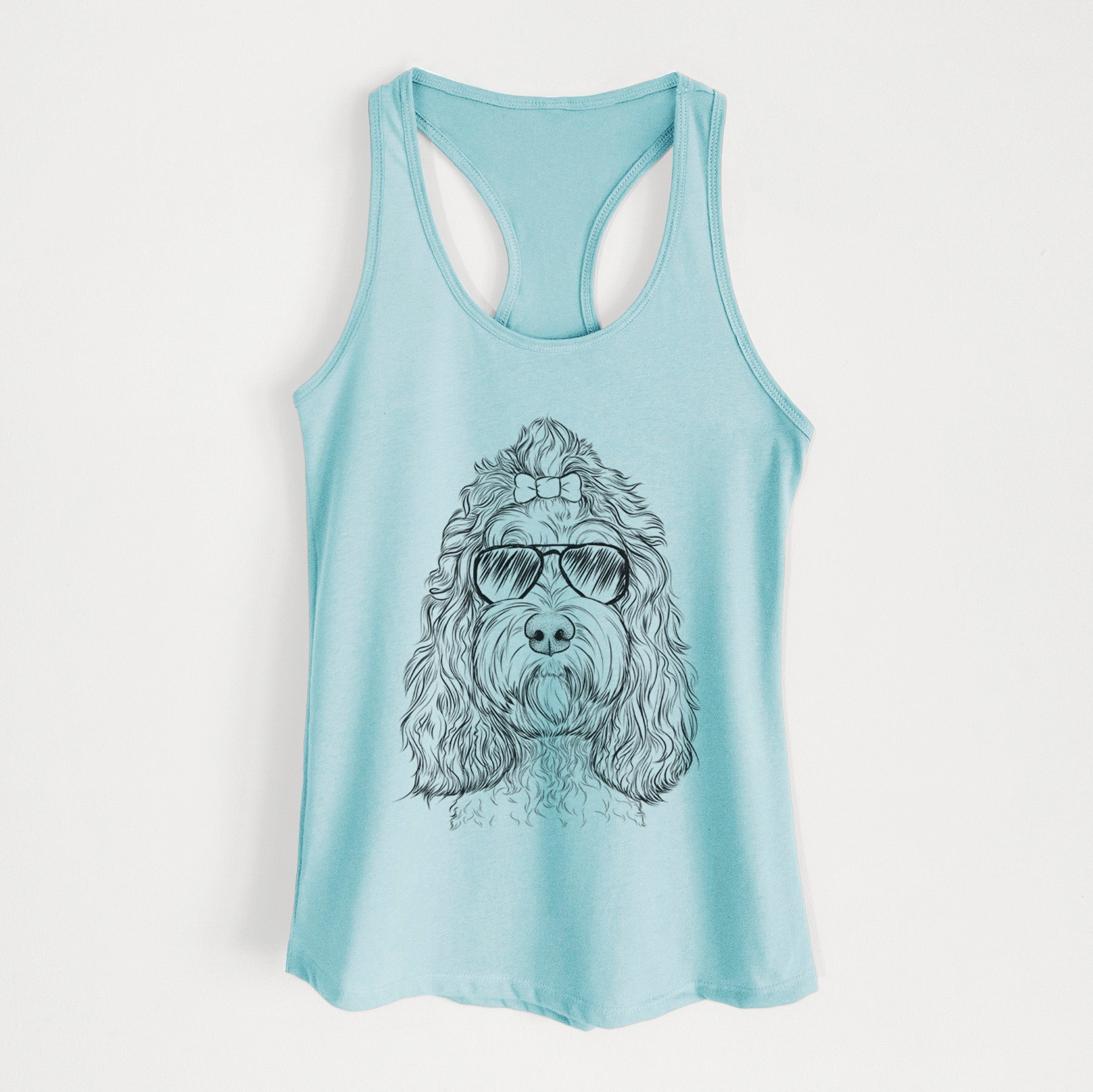 Chloe the Cockapoo - Women's Racerback Tanktop