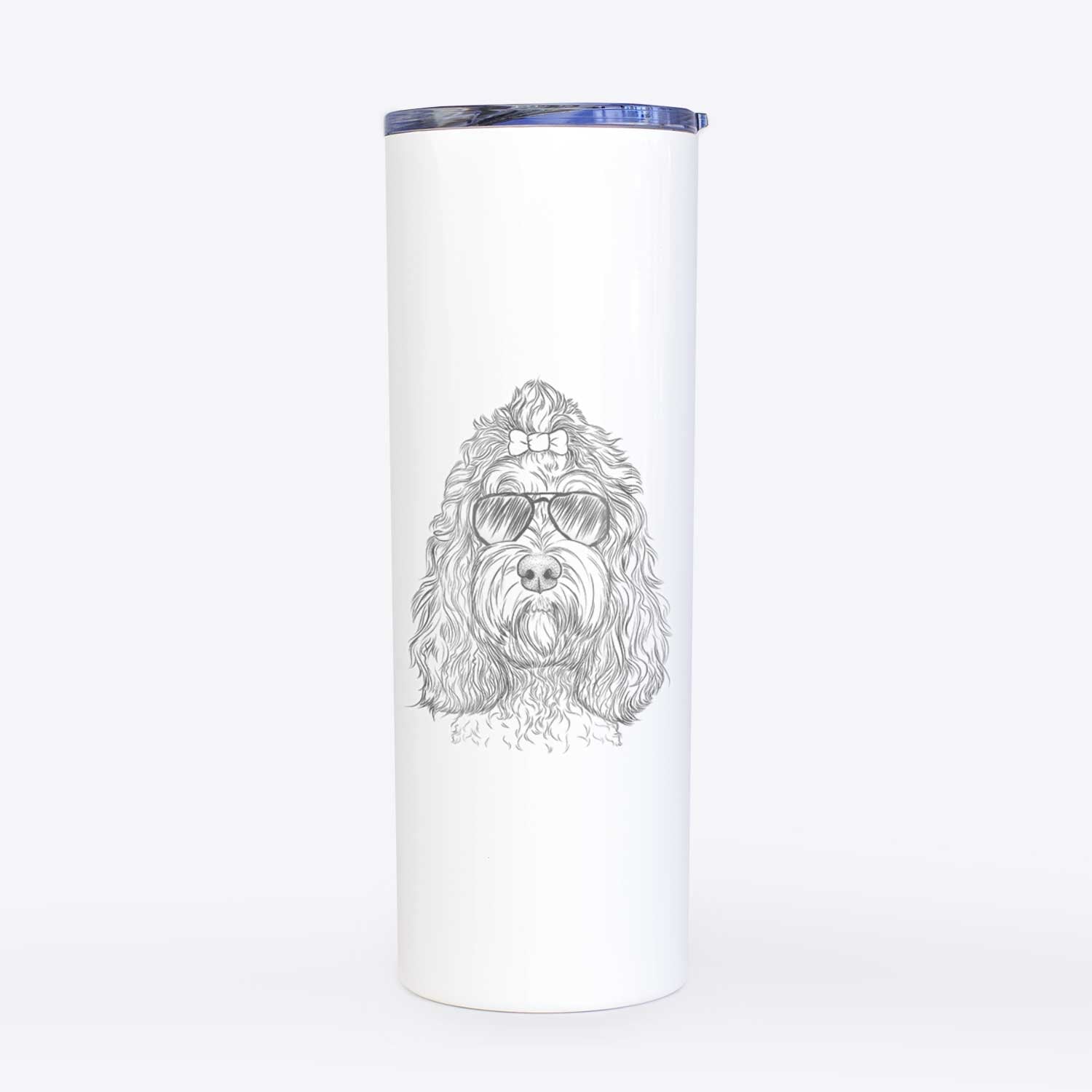 Chloe the Cockapoo - 20oz Skinny Tumbler