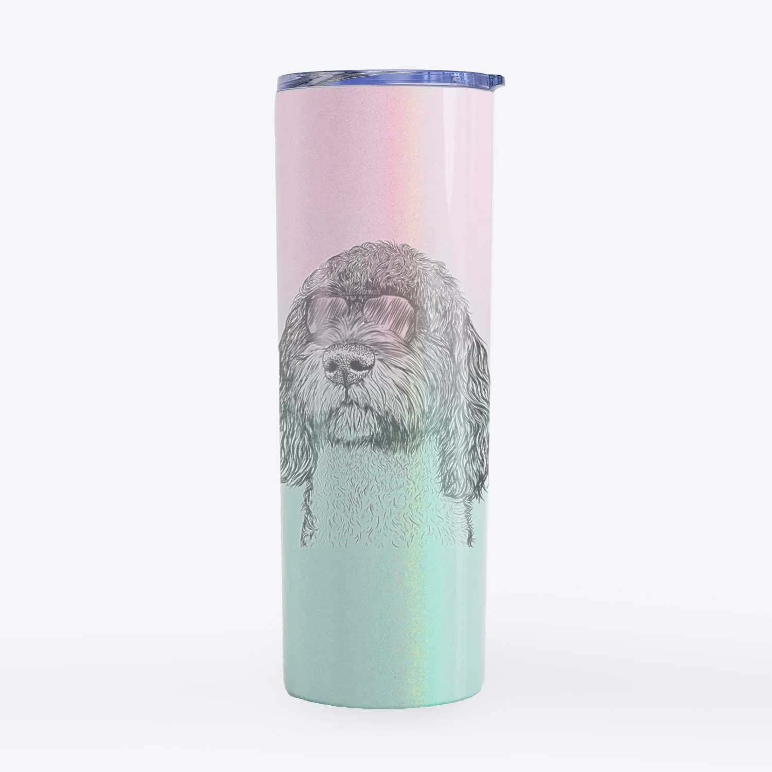 Chris the Portuguese Water Dog - 20oz Skinny Tumbler