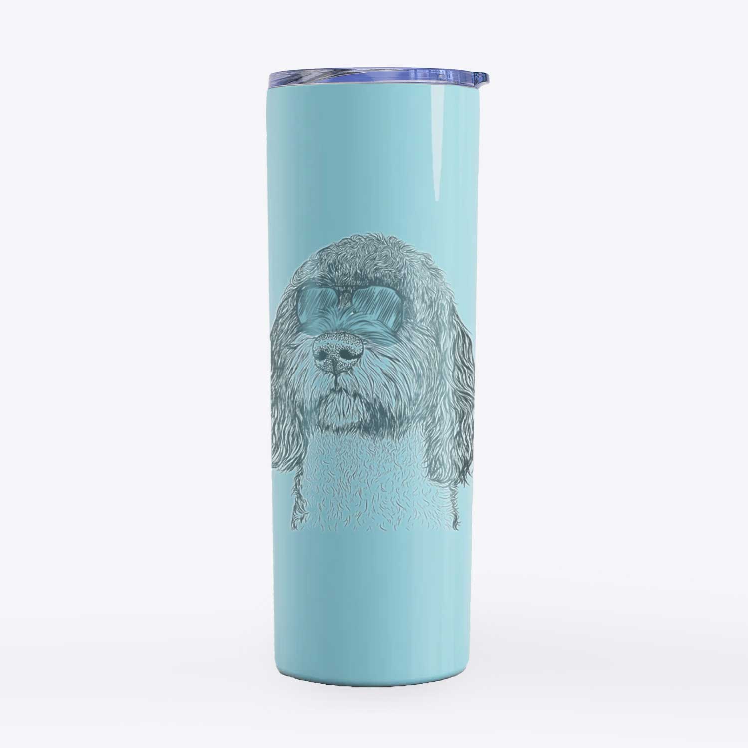 Chris the Portuguese Water Dog - 20oz Skinny Tumbler