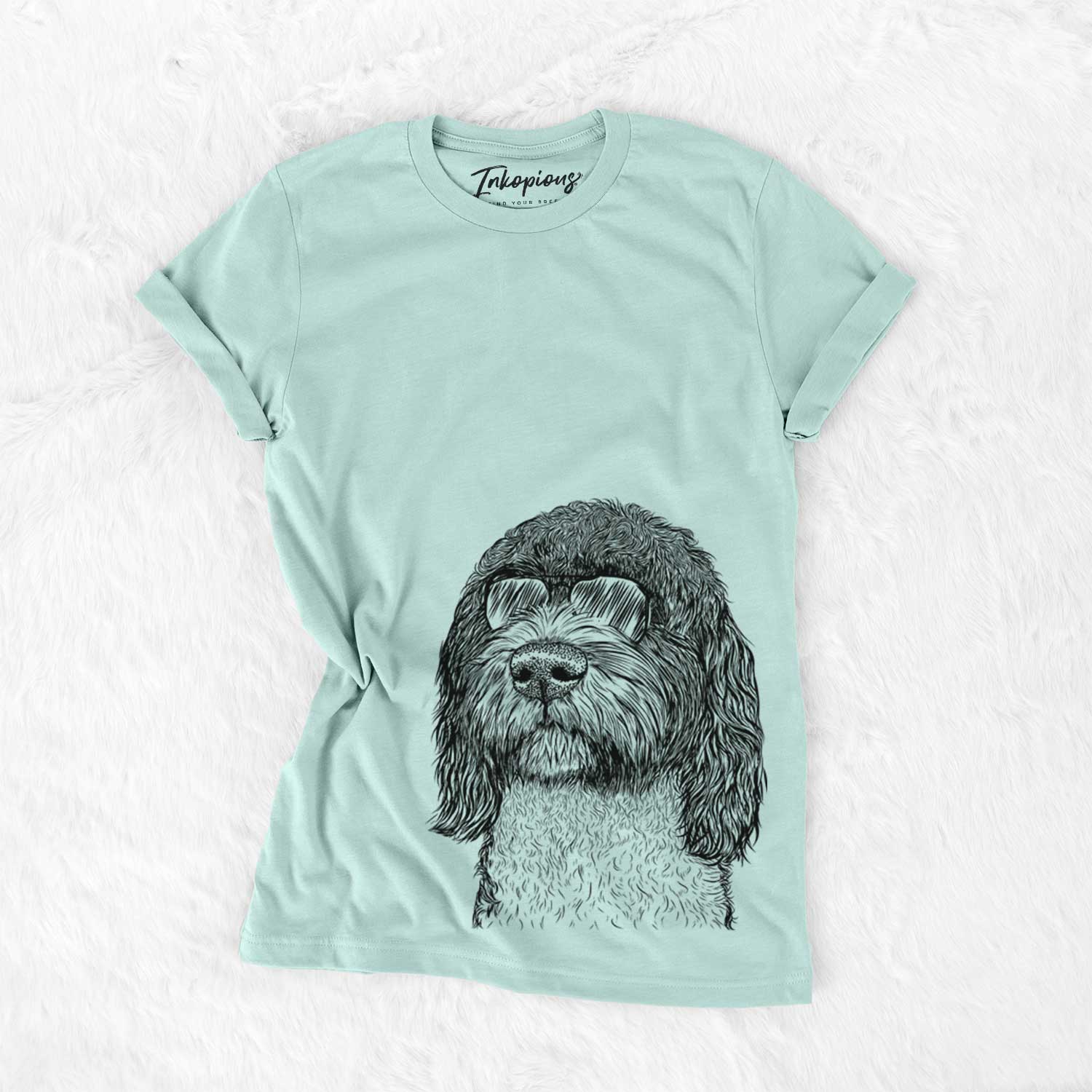 Aviator Chris the Portuguese Water Dog - Unisex Crewneck