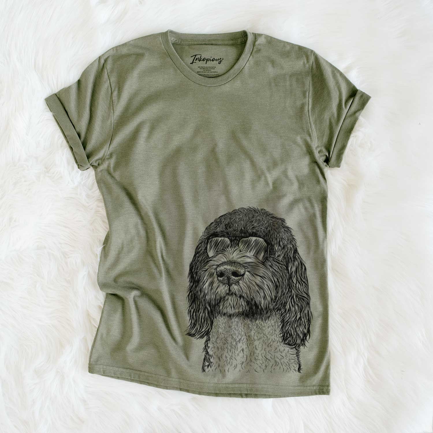 Aviator Chris the Portuguese Water Dog - Unisex Crewneck