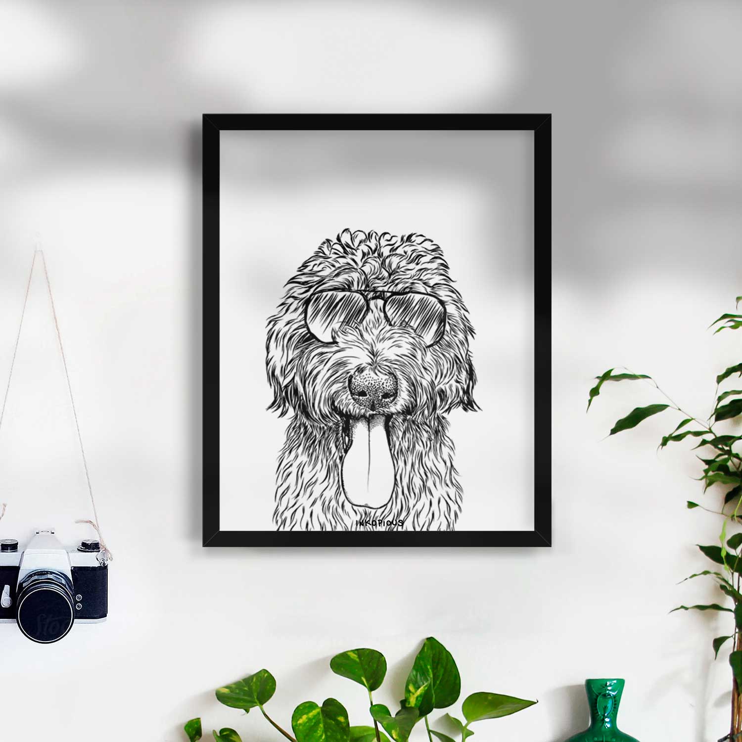 CiCi Paulk the Aussiedoodle Art Print