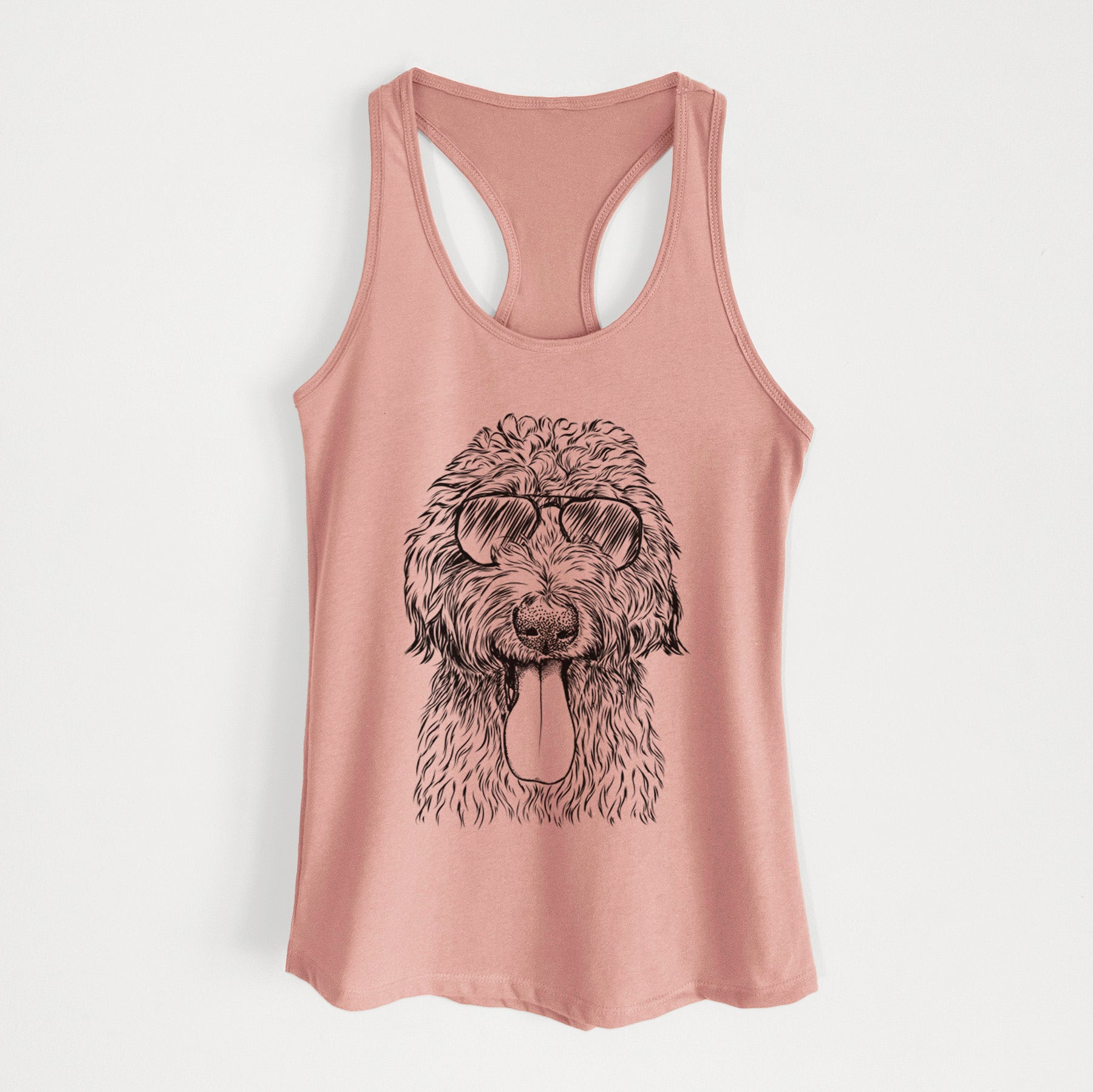 CiCi Paulk the Aussiedoodle - Women's Racerback Tanktop