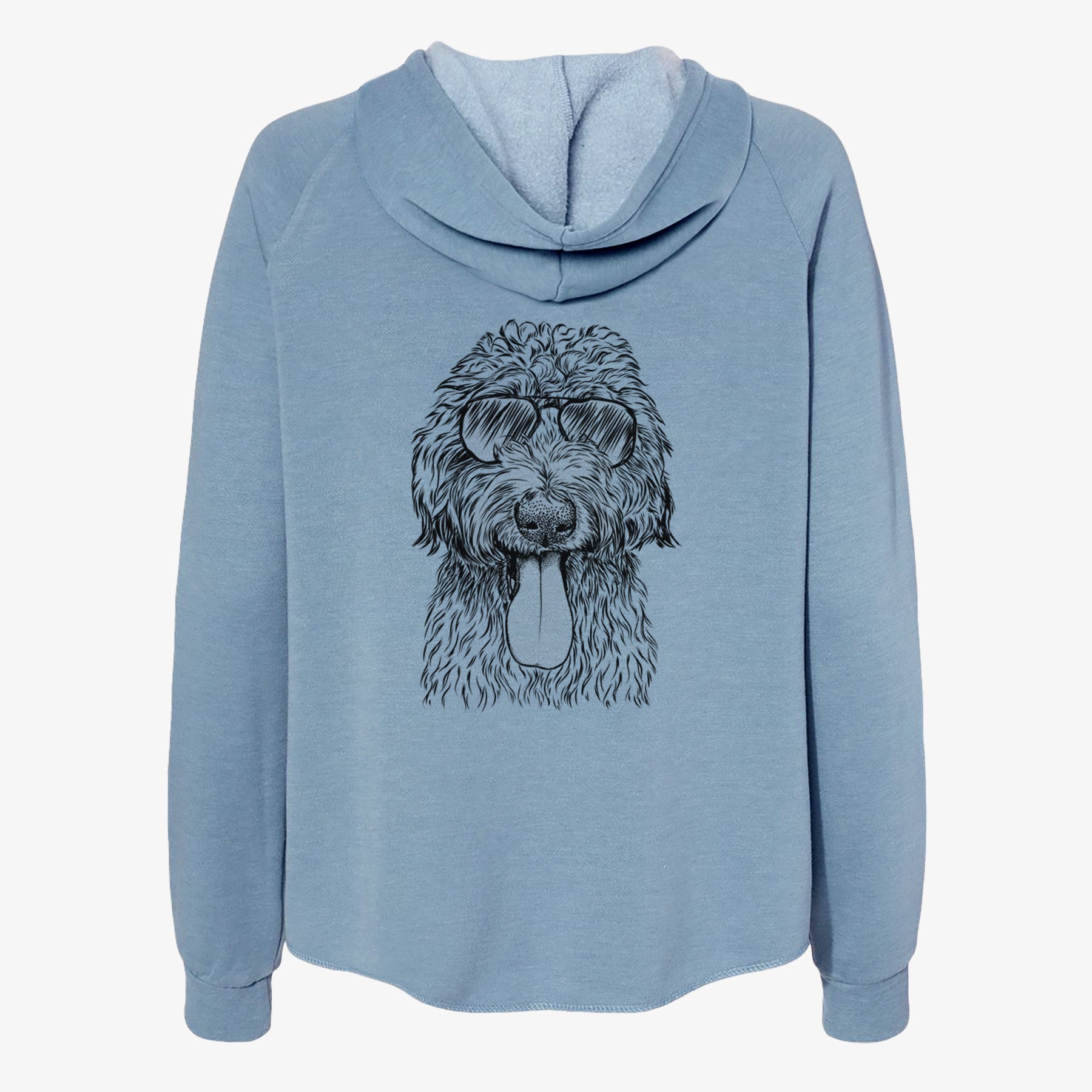 CiCi Paulk the Aussiedoodle - Women's Cali Wave Zip-Up Sweatshirt