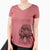 Aviator CiCi Paulk the Aussiedoodle - Women's V-neck Shirt