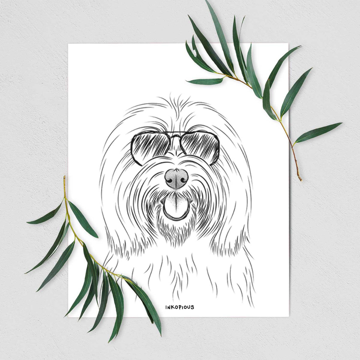 Claude the Coton de Tulear Art Print