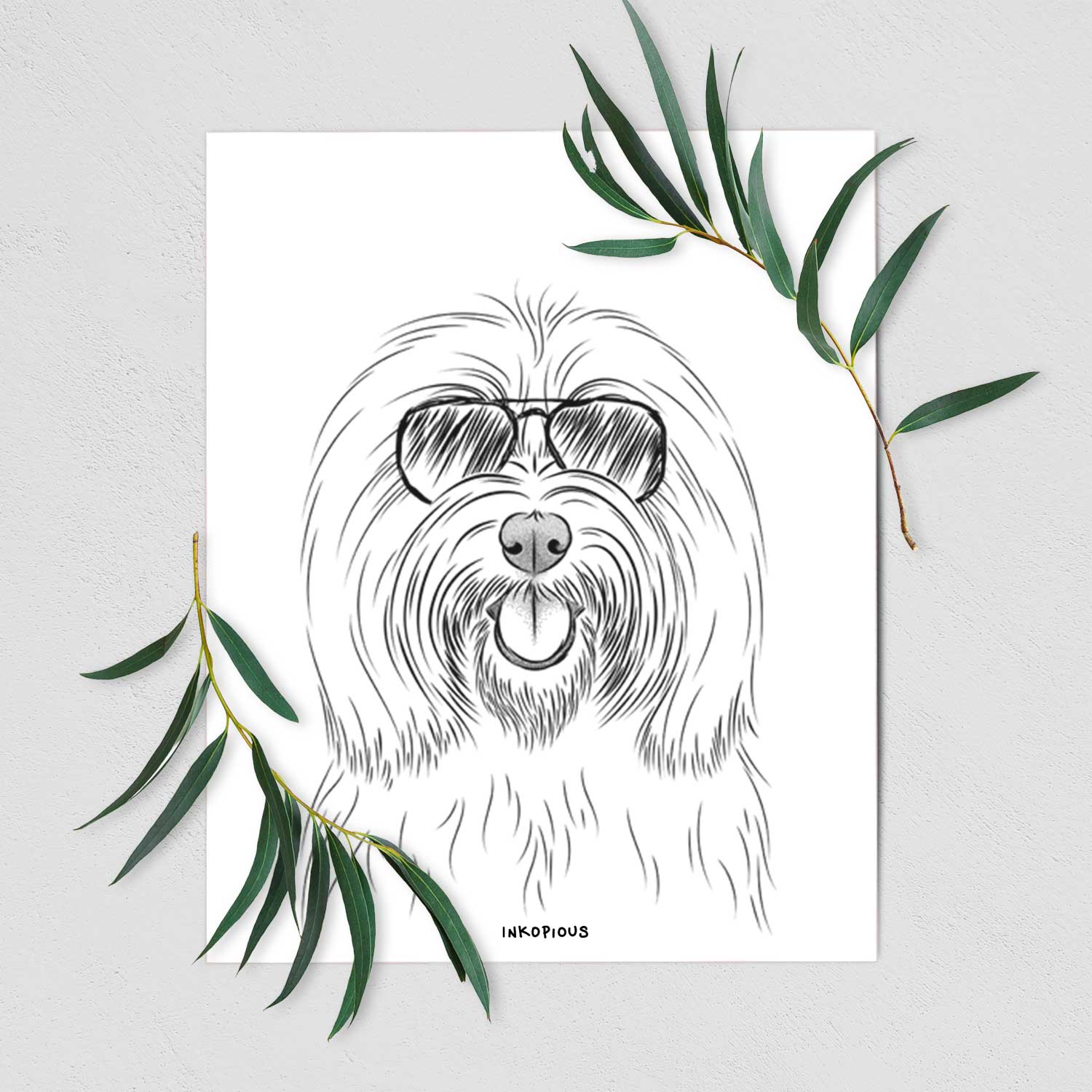 Claude the Coton de Tulear Art Print