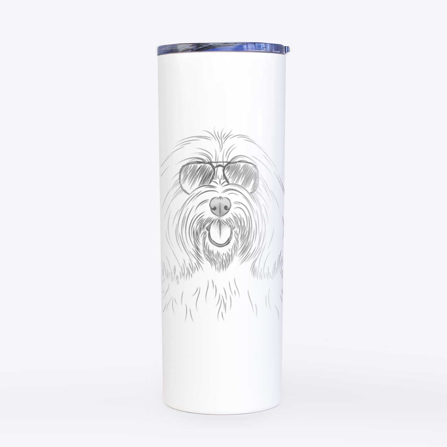 Claude the Coton de Tulear - 20oz Skinny Tumbler