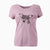 Aviator Cleo the Terrier Mix - Women's V-neck Shirt