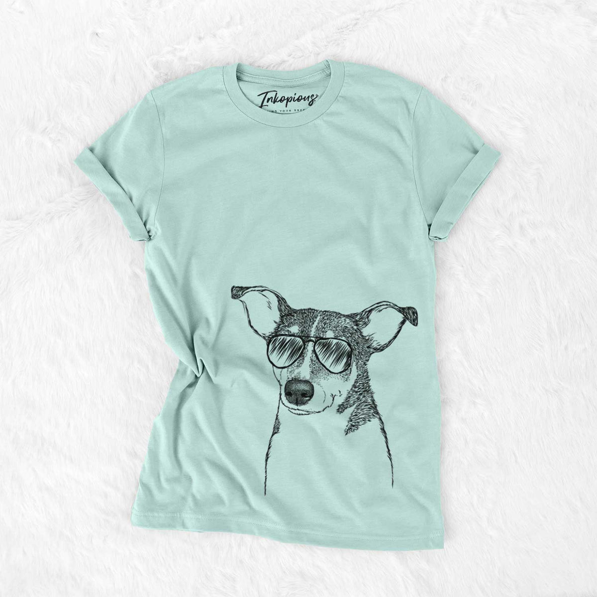 Aviator Cleo the Terrier Mix - Unisex Crewneck