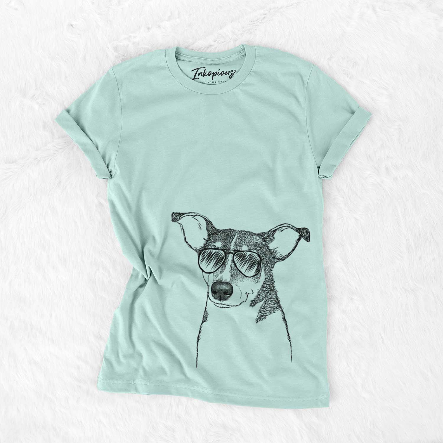 Aviator Cleo the Terrier Mix - Unisex Crewneck