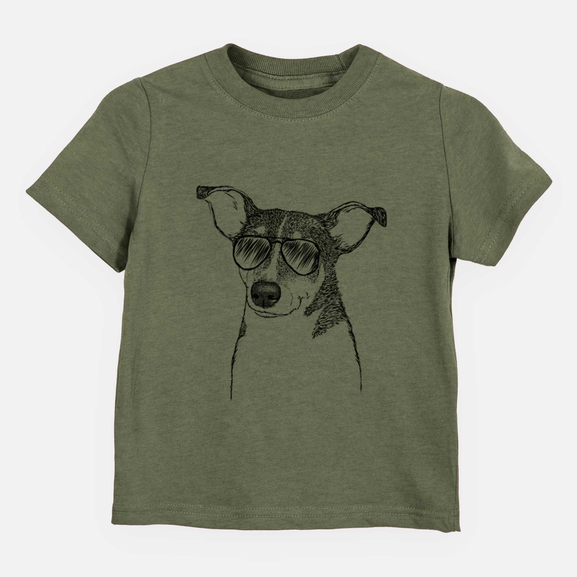 Aviator Cleo the Terrier Mix - Kids/Youth/Toddler Shirt