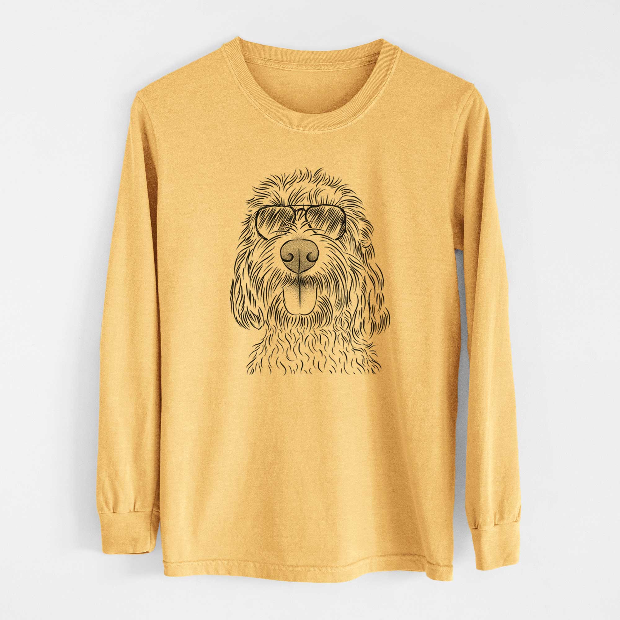 Aviators Clover the Cockapoo - Heavyweight 100% Cotton Long Sleeve