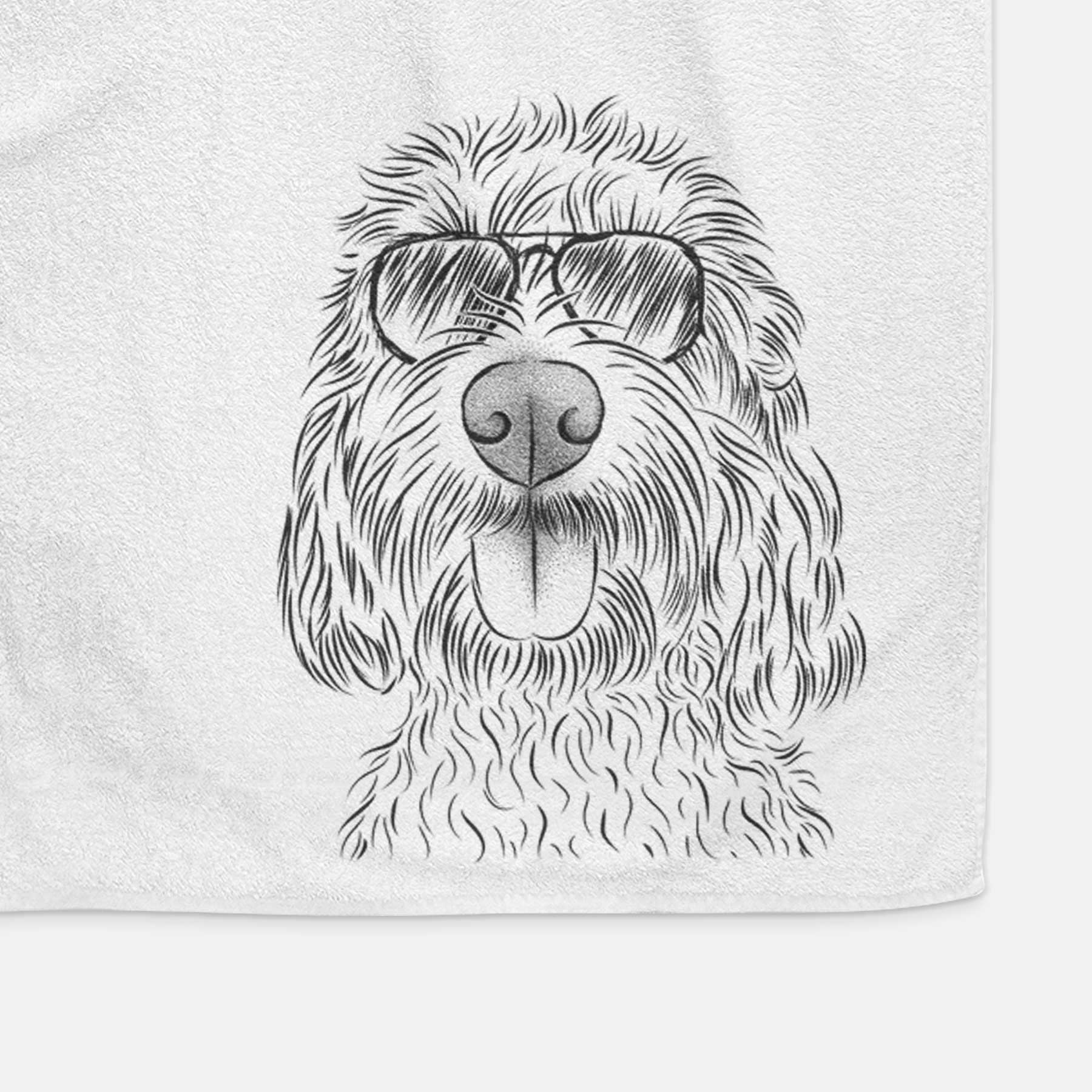 Clover the Cockapoo Decorative Hand Towel