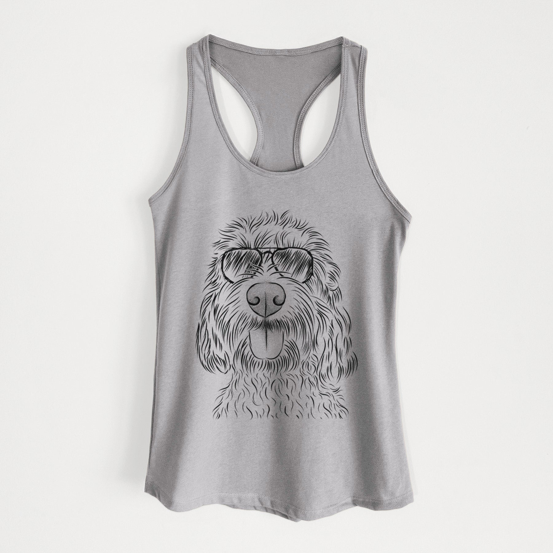 Clover the Cockapoo - Women's Racerback Tanktop