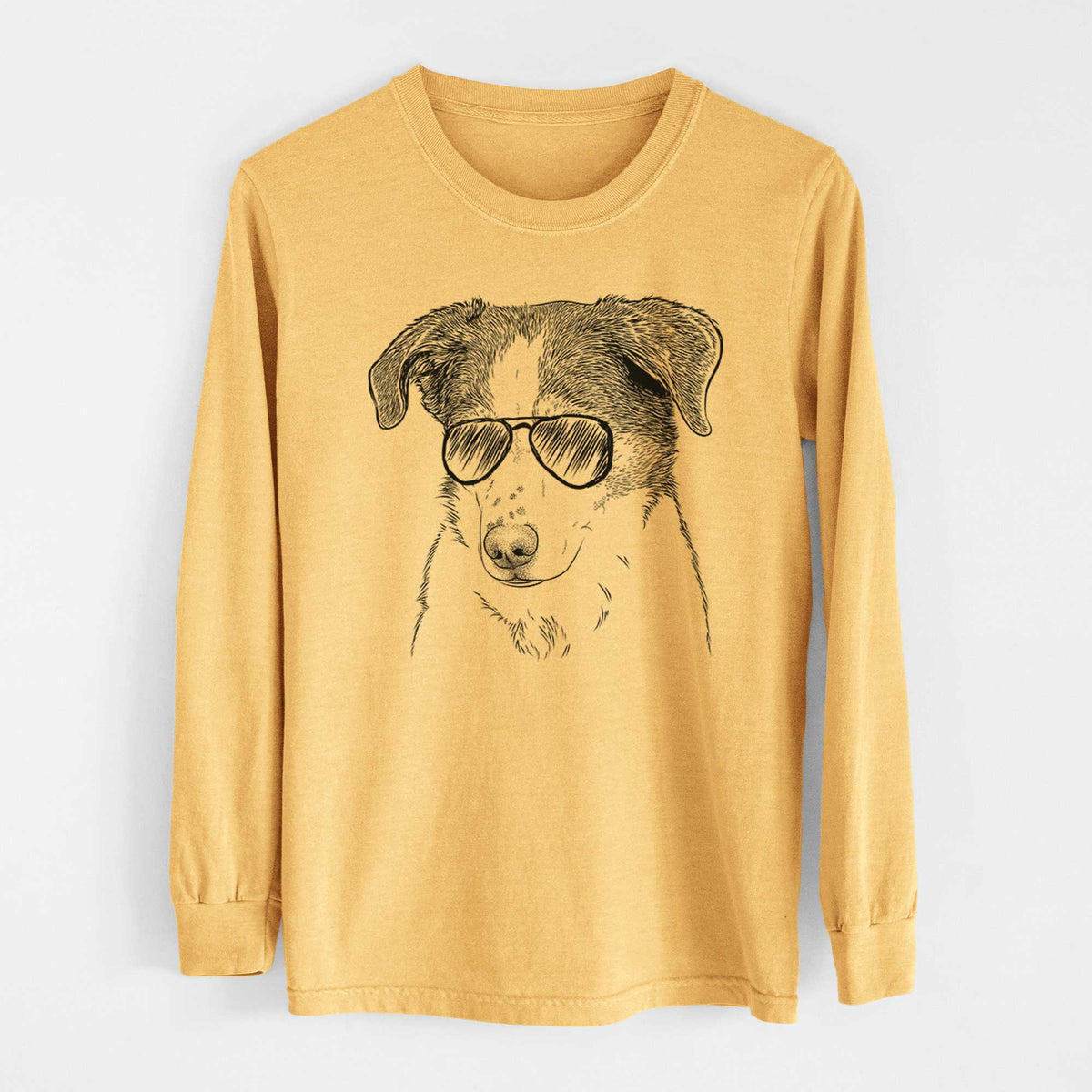 Aviators Coco the Beagle Mix - Heavyweight 100% Cotton Long Sleeve