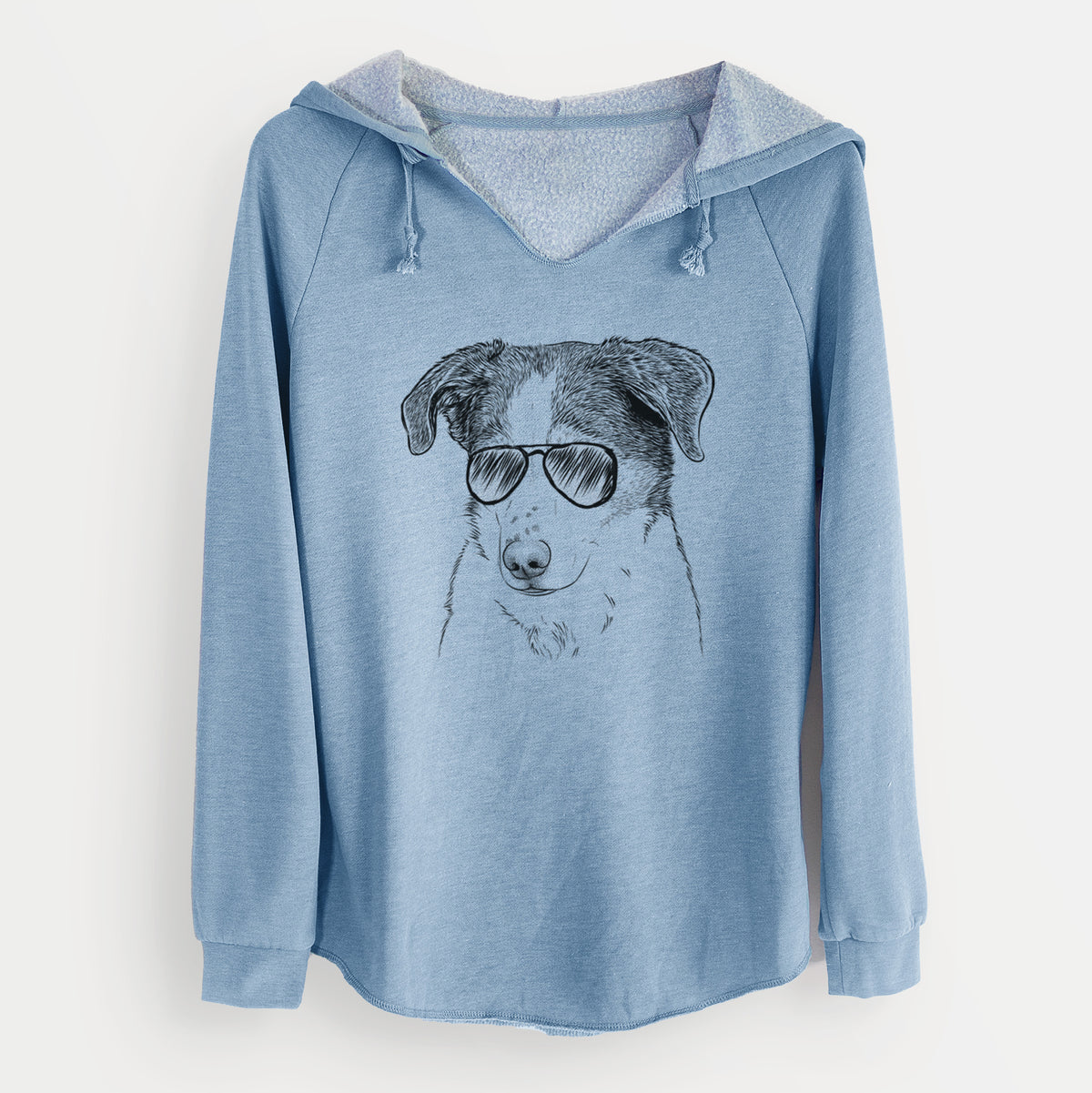 Aviator Coco the Beagle Mix - Cali Wave Hooded Sweatshirt