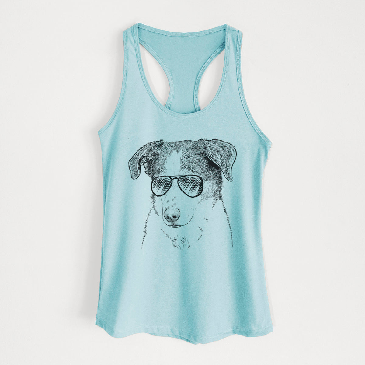 Coco the Beagle Mix - Women's Racerback Tanktop