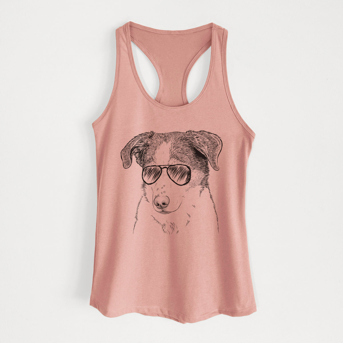 Coco the Beagle Mix - Women's Racerback Tanktop