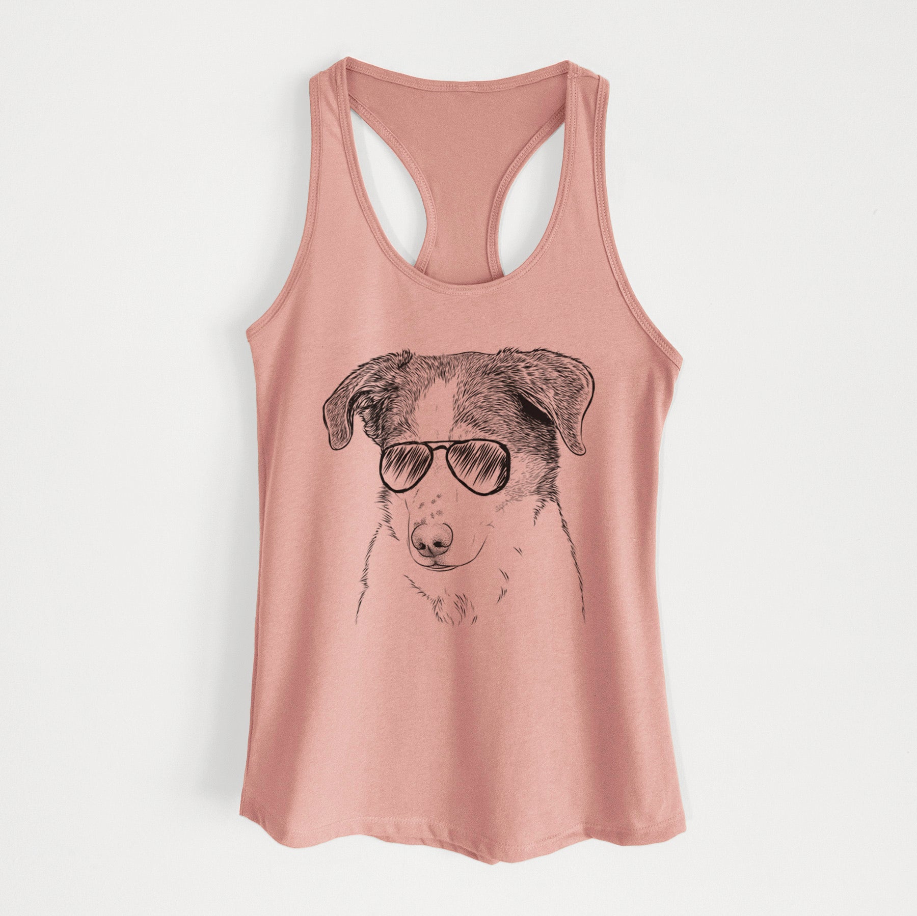 Coco the Beagle Mix - Women's Racerback Tanktop