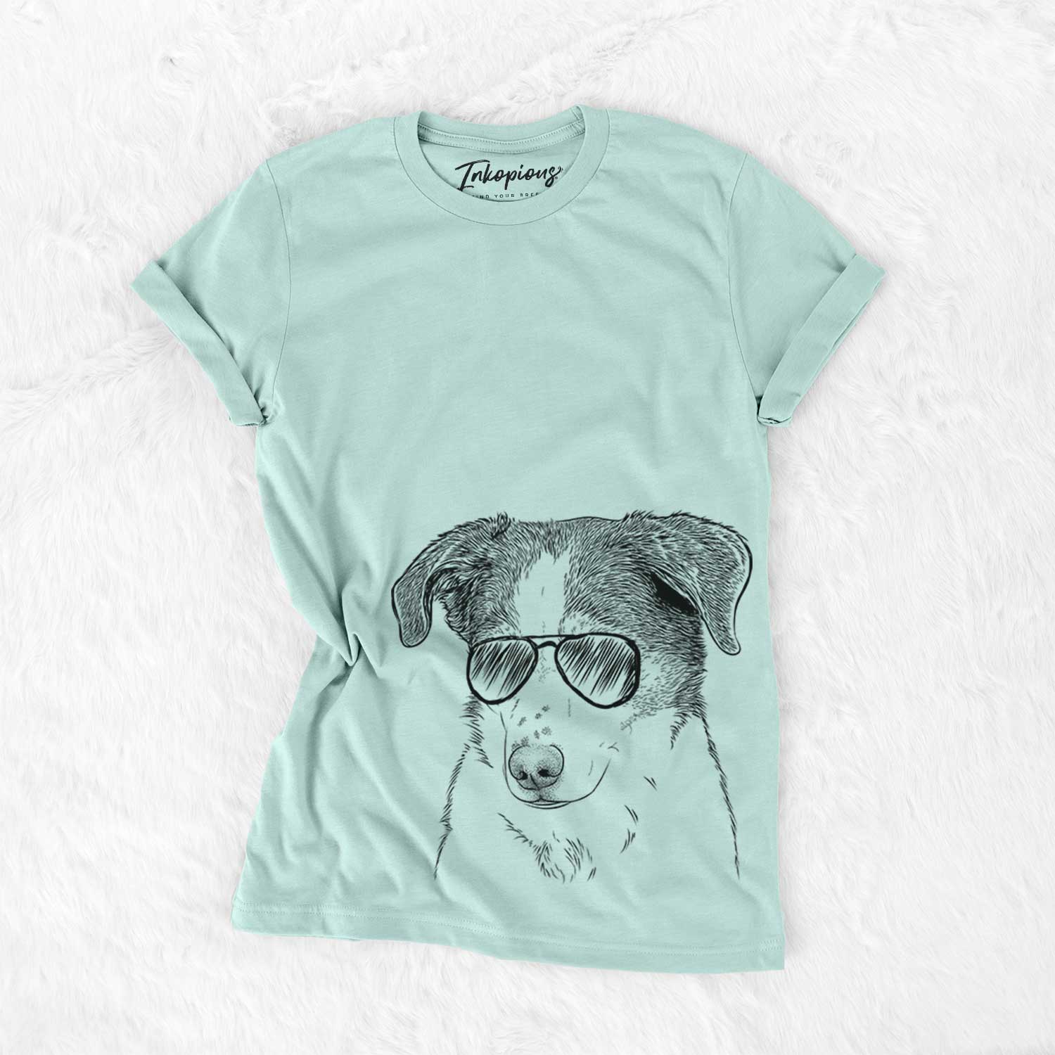 Aviator Coco the Beagle Mix - Unisex Crewneck