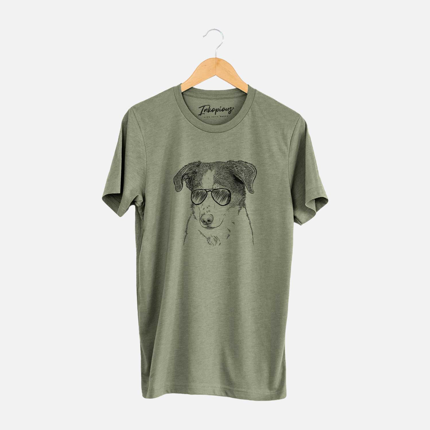 Aviator Coco the Beagle Mix - Unisex Crewneck