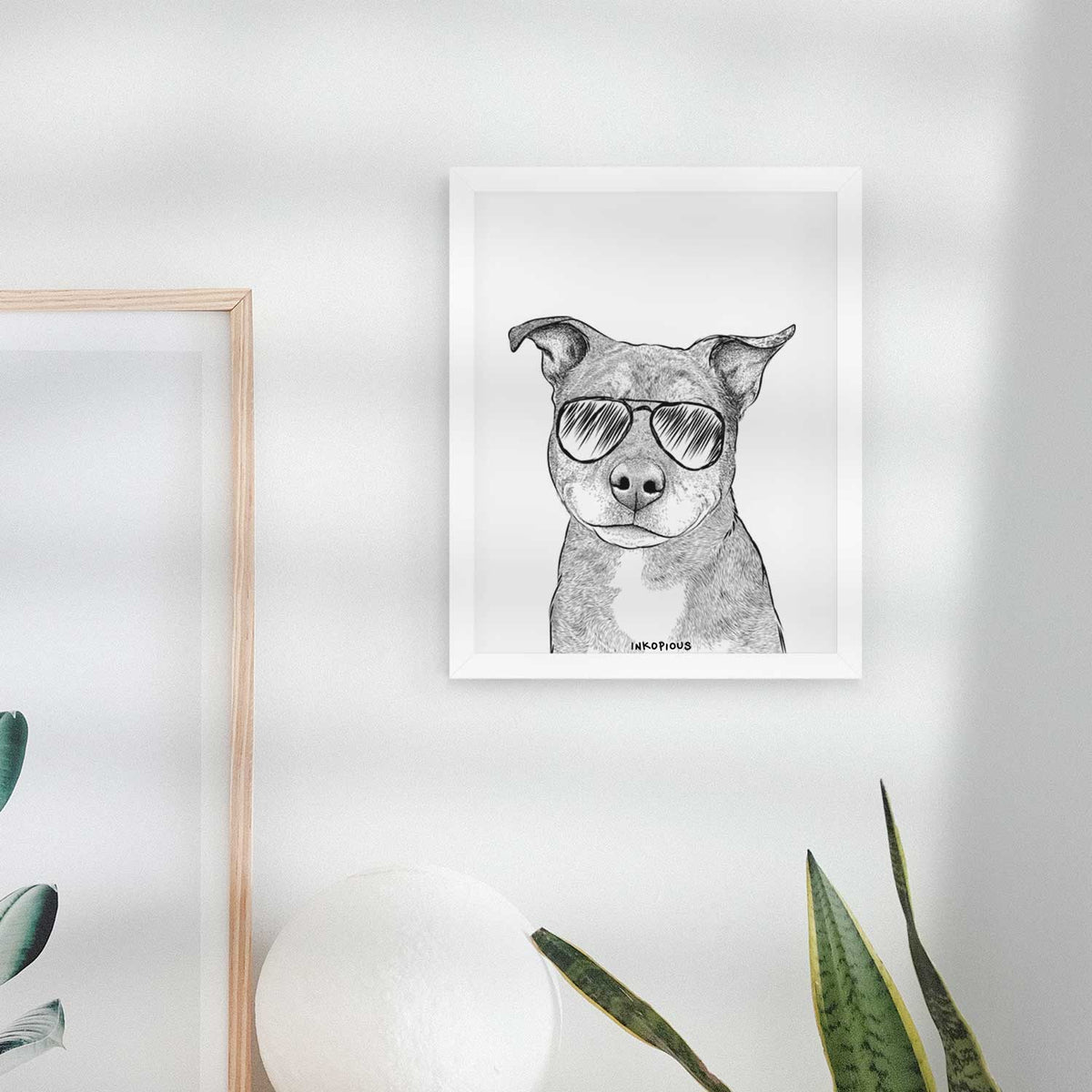 Cody the Catahoula Mix Art Print