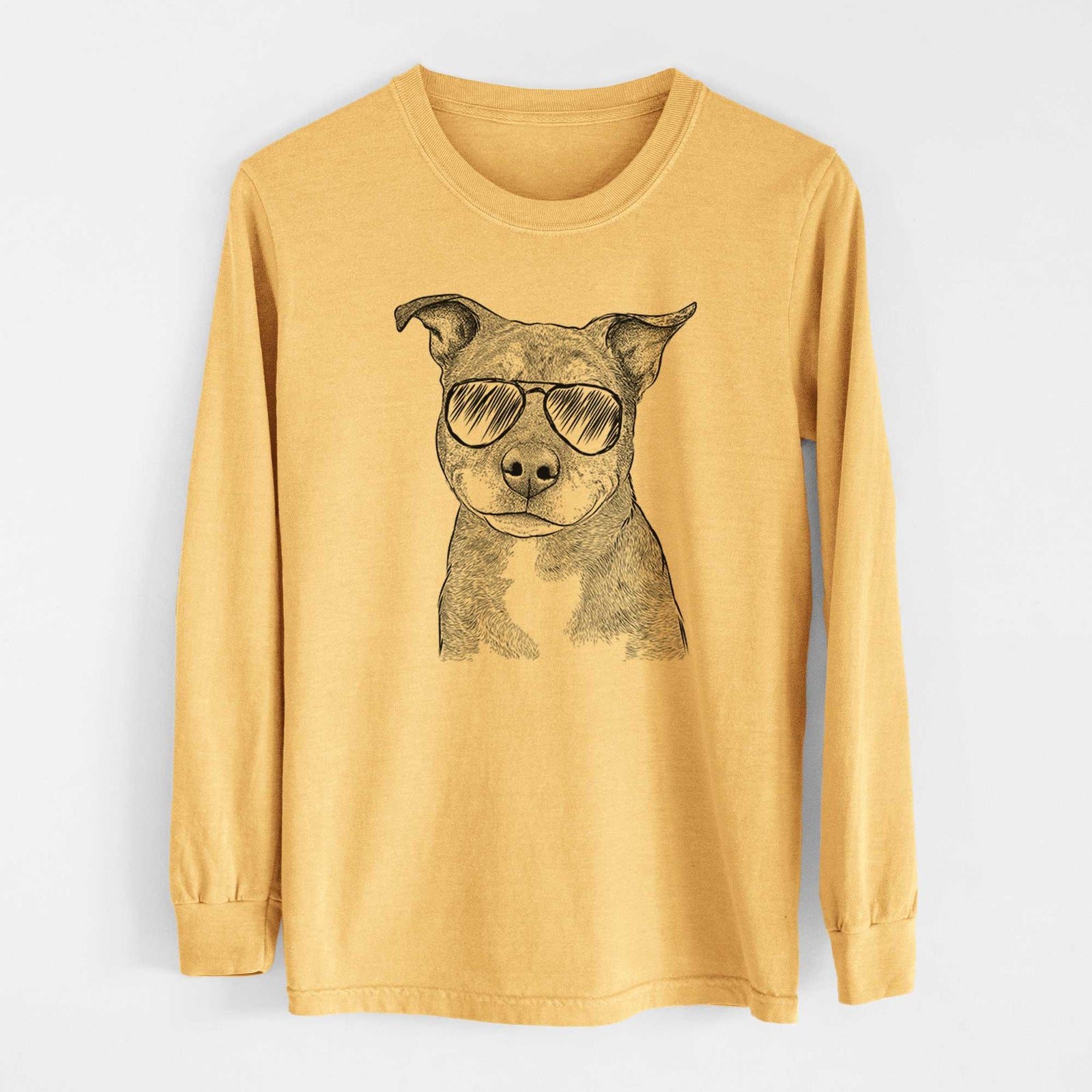 Aviators Cody the Catahoula Mix - Heavyweight 100% Cotton Long Sleeve