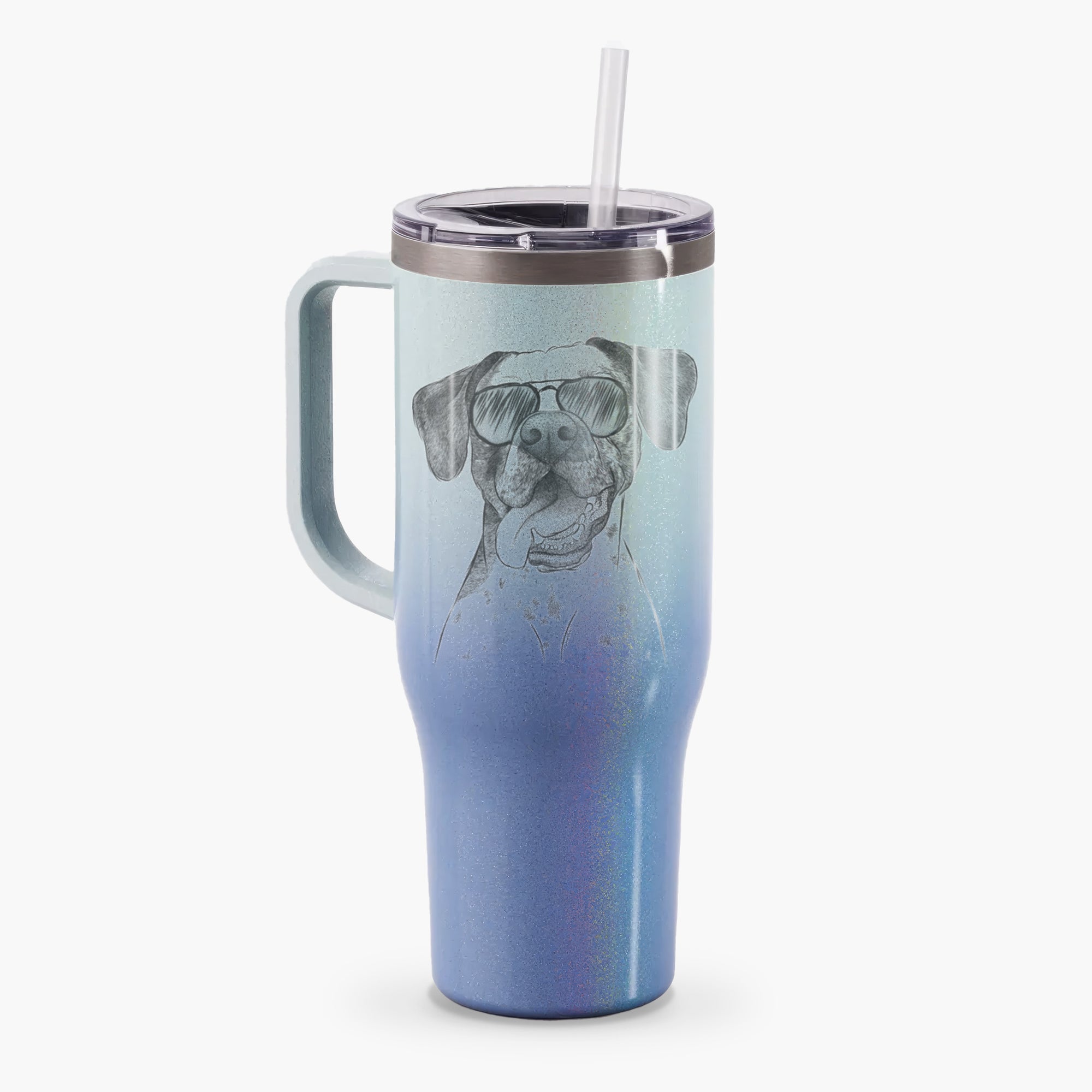 Cola the Catahoula - 40oz Tumbler with Handle