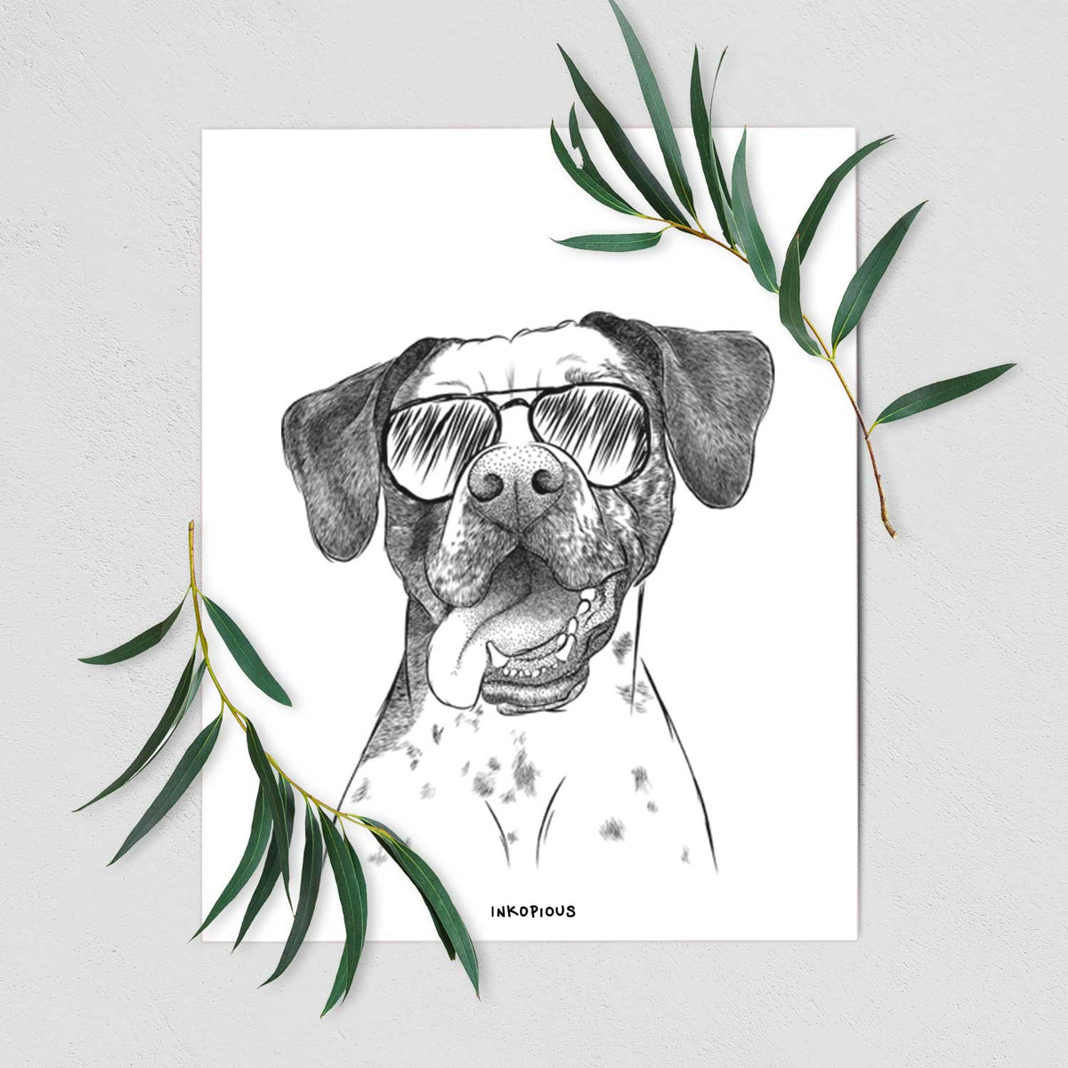 Cola the Catahoula Art Print
