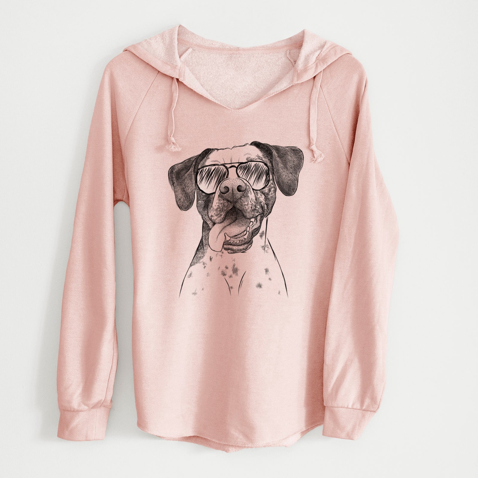 Aviator Cola the Catahoula - Cali Wave Hooded Sweatshirt