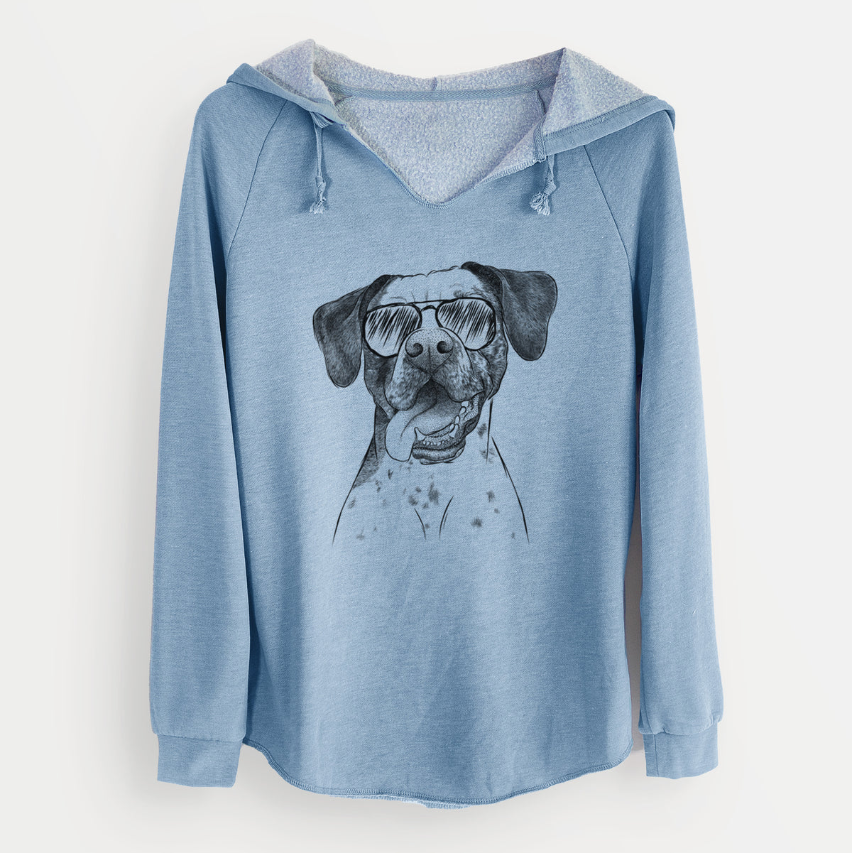 Aviator Cola the Catahoula - Cali Wave Hooded Sweatshirt