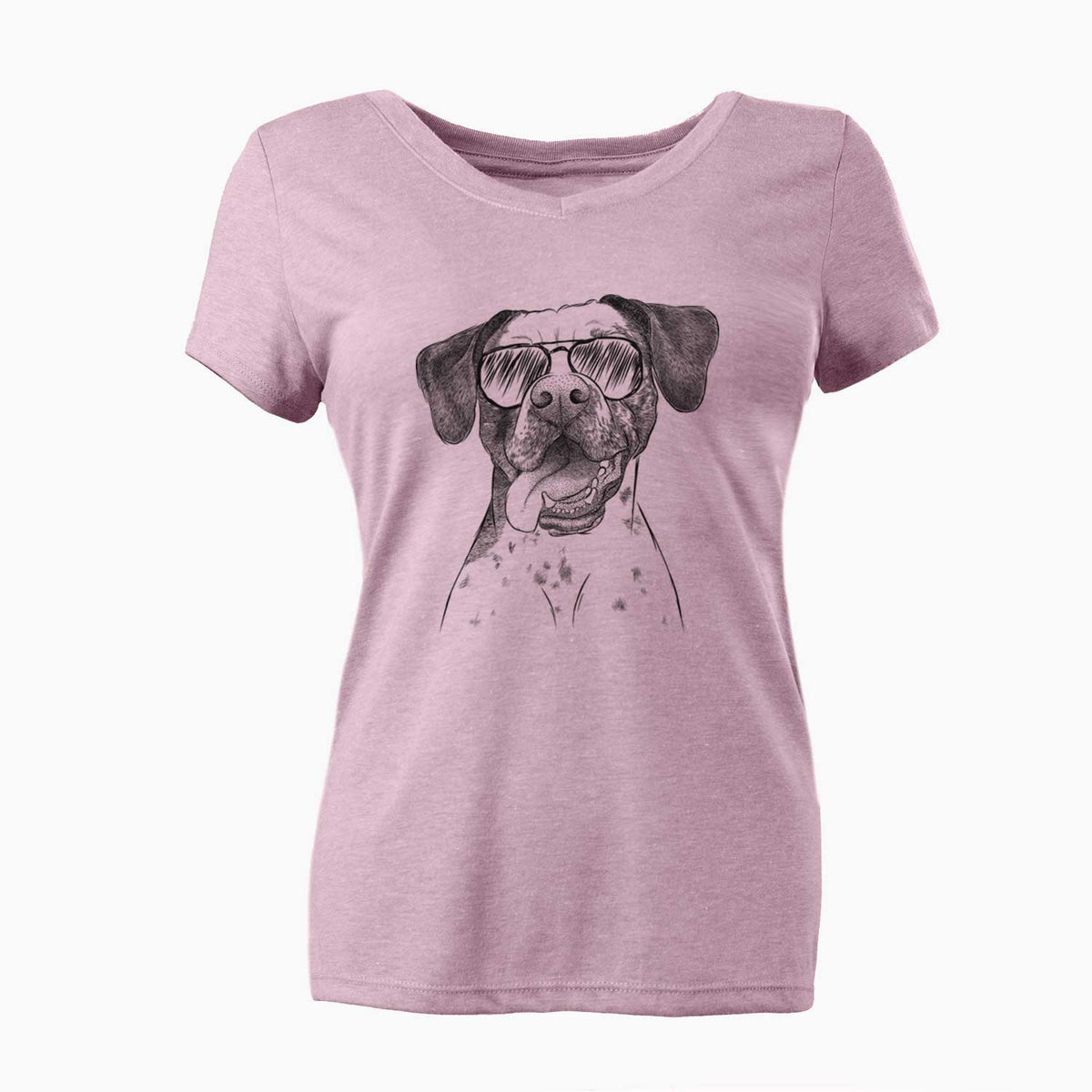Aviator Cola the Catahoula - Women's V-neck Shirt