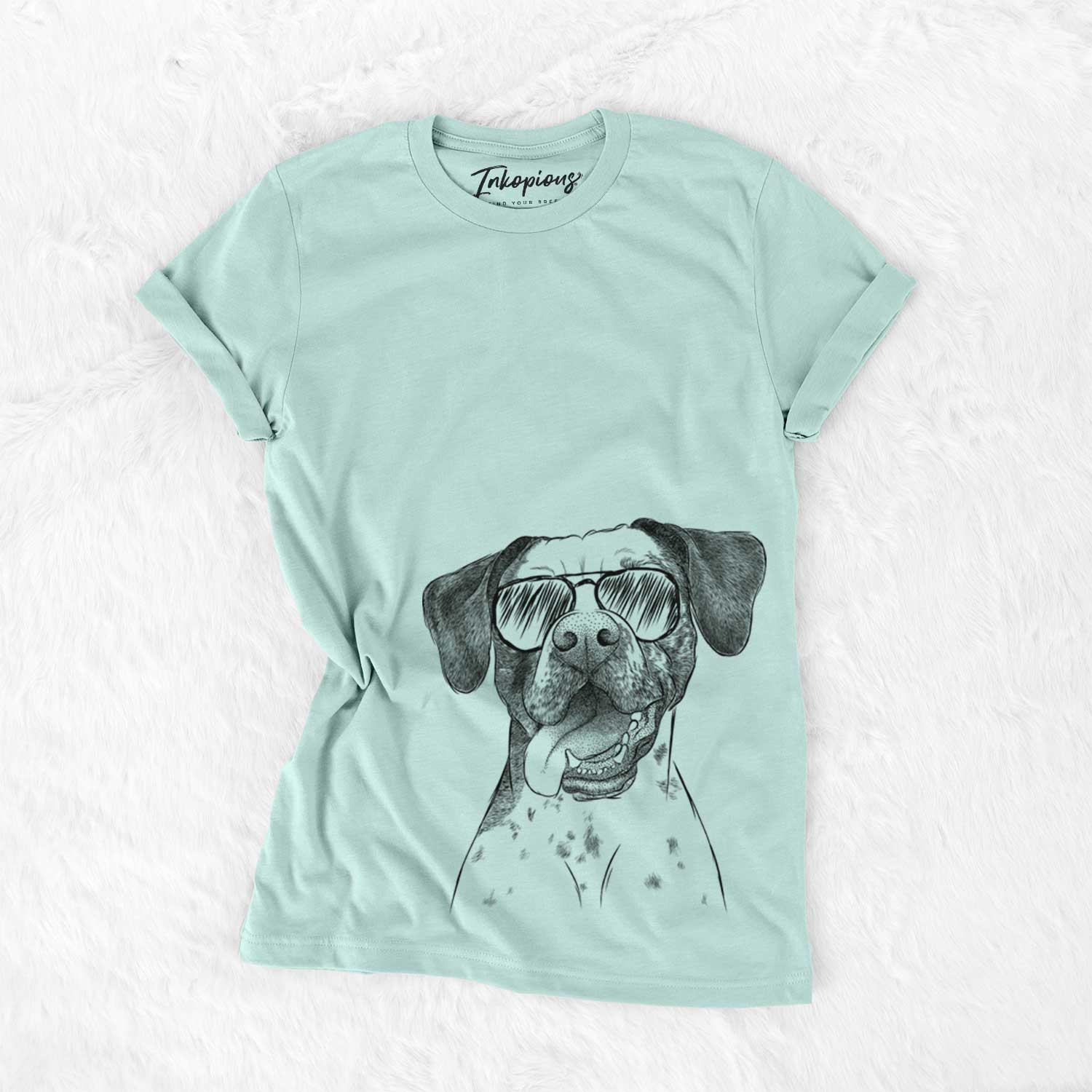 Aviator Cola the Catahoula - Unisex Crewneck