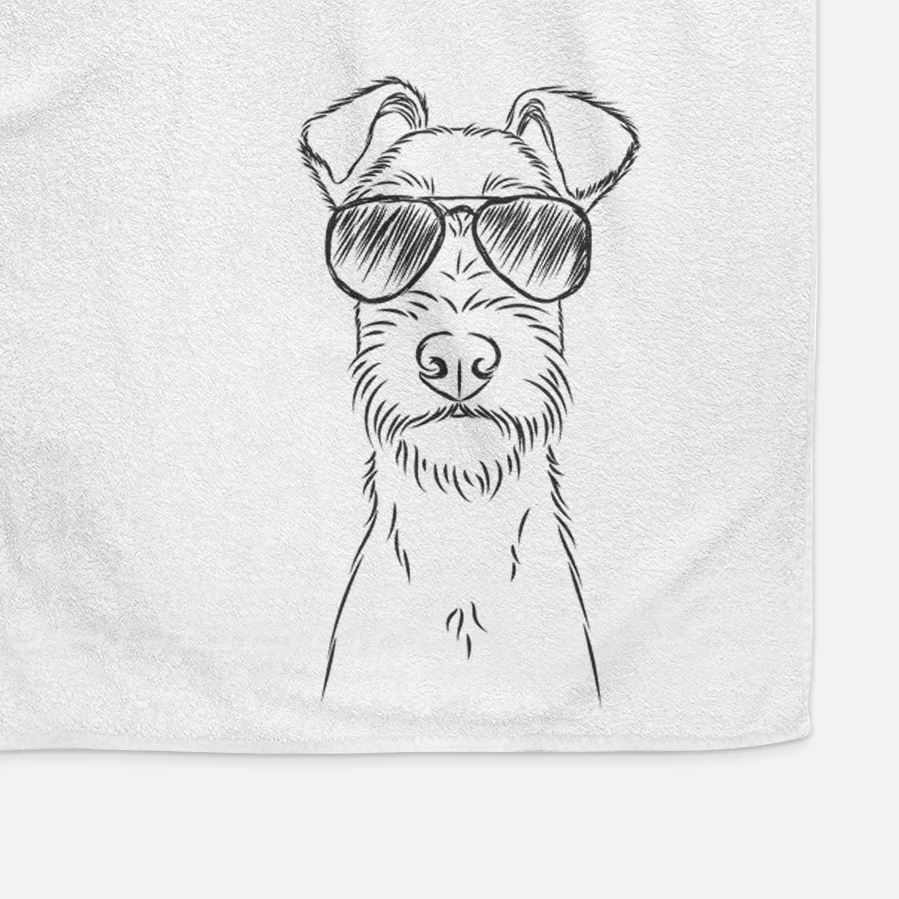 Connor the Irish Terrier Decorative Hand Towel