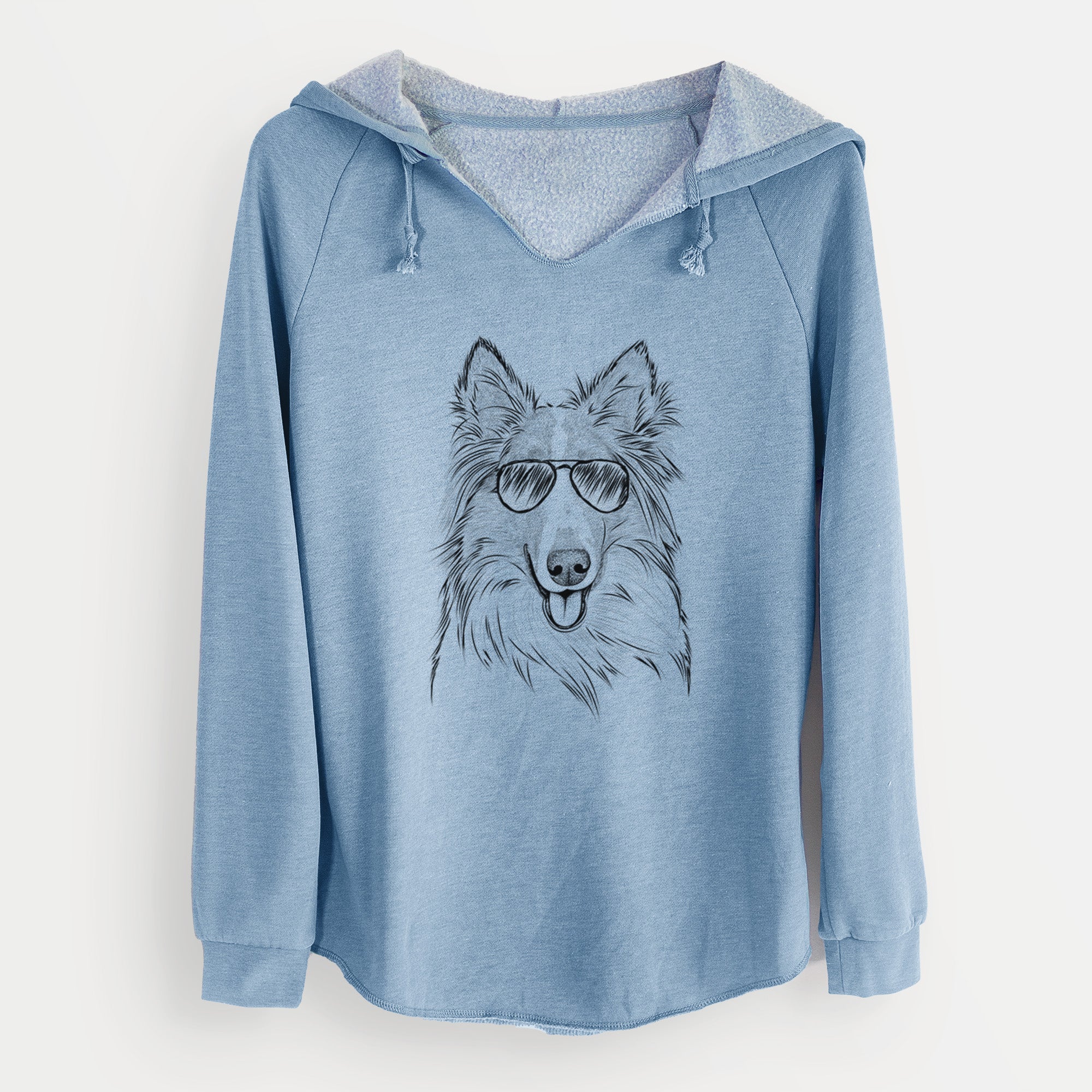 Aviator Conrad the Rough Collie - Cali Wave Hooded Sweatshirt