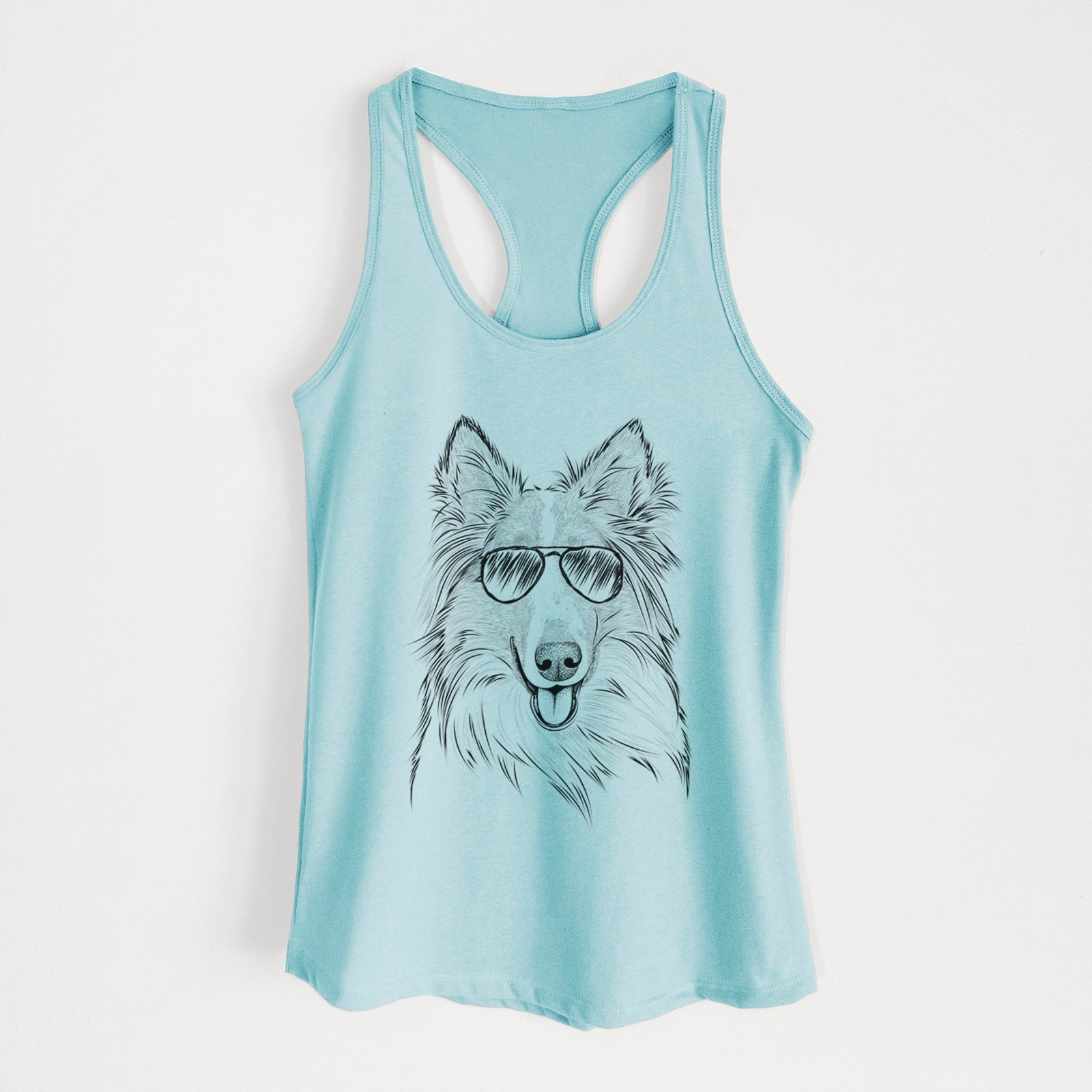 Conrad the Rough Collie - Women's Racerback Tanktop