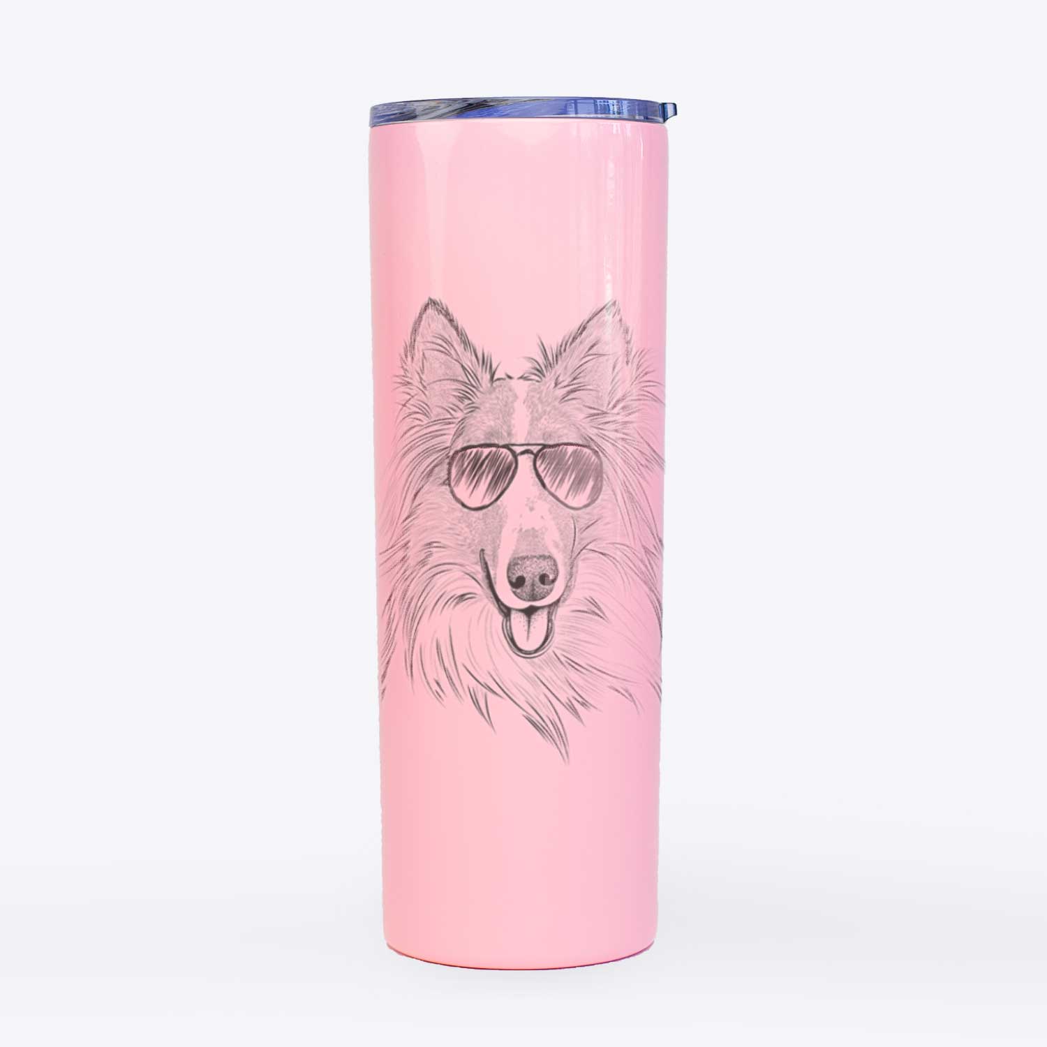 Conrad the Rough Collie - 20oz Skinny Tumbler