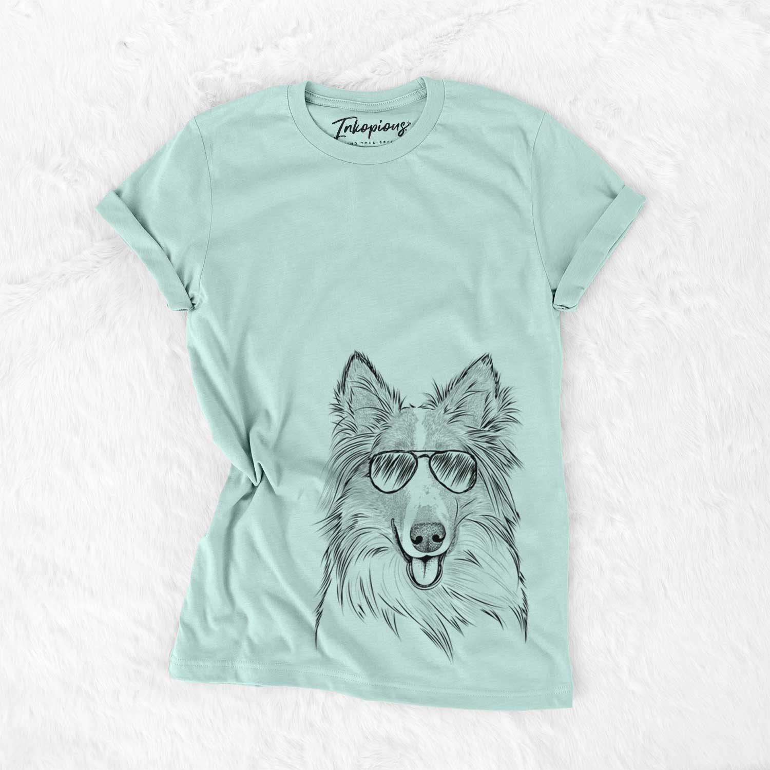 Aviator Conrad the Rough Collie - Unisex Crewneck