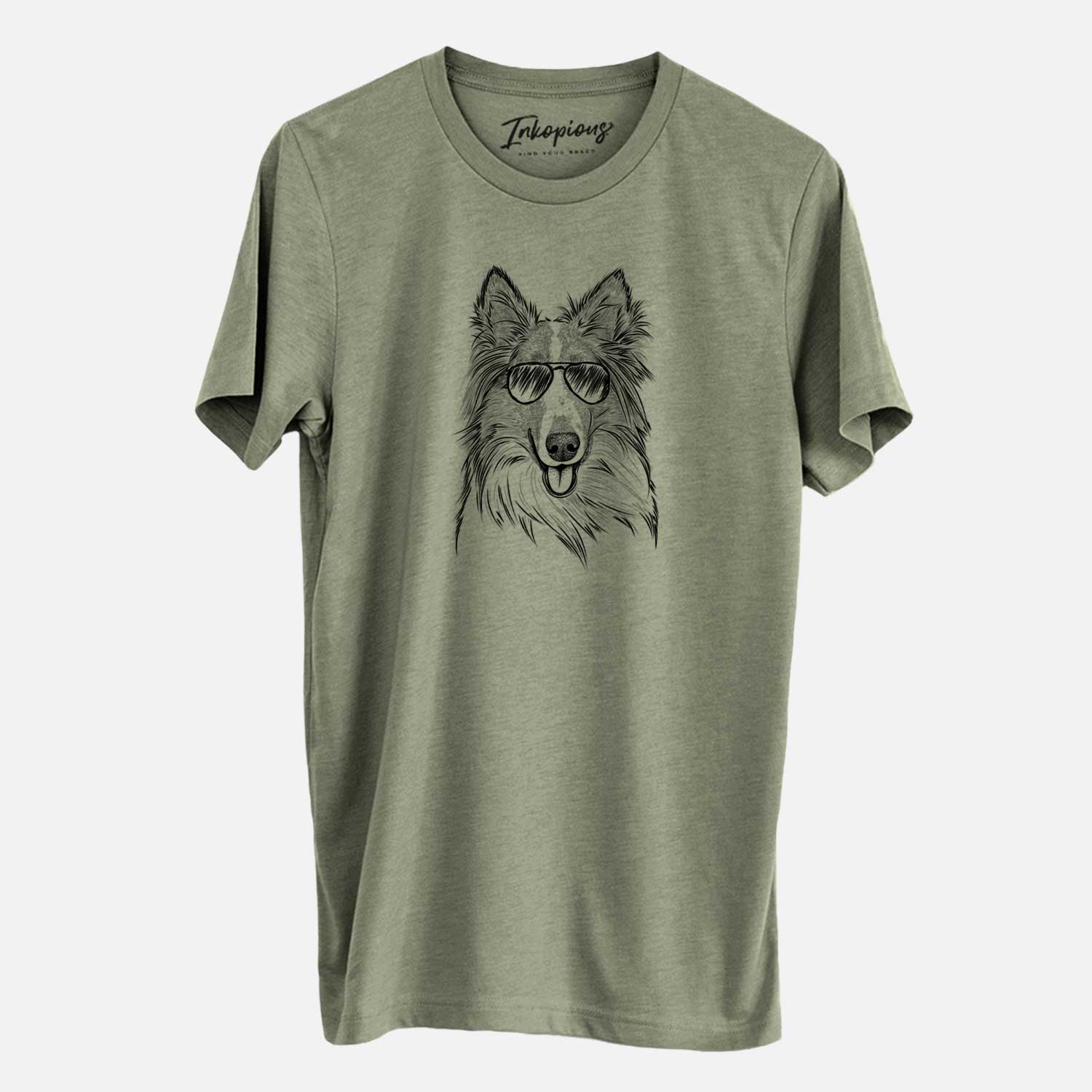 Aviator Conrad the Rough Collie - Unisex Crewneck