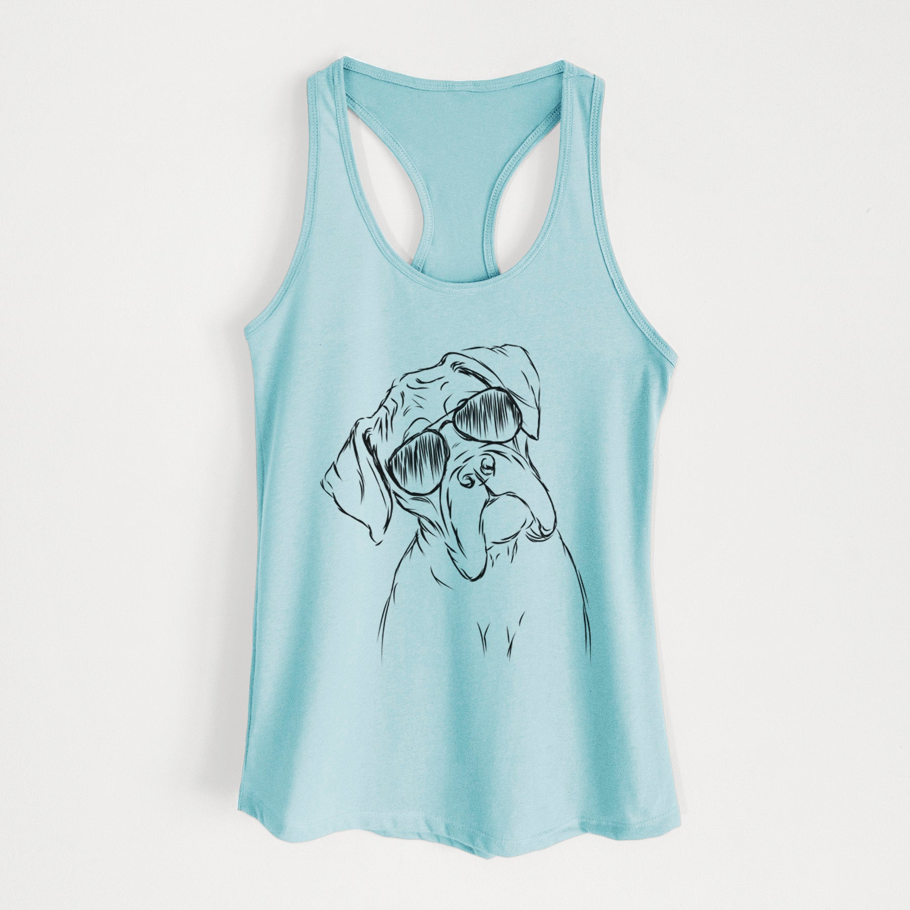 Cooper the Boxer - Women's Racerback Tanktop