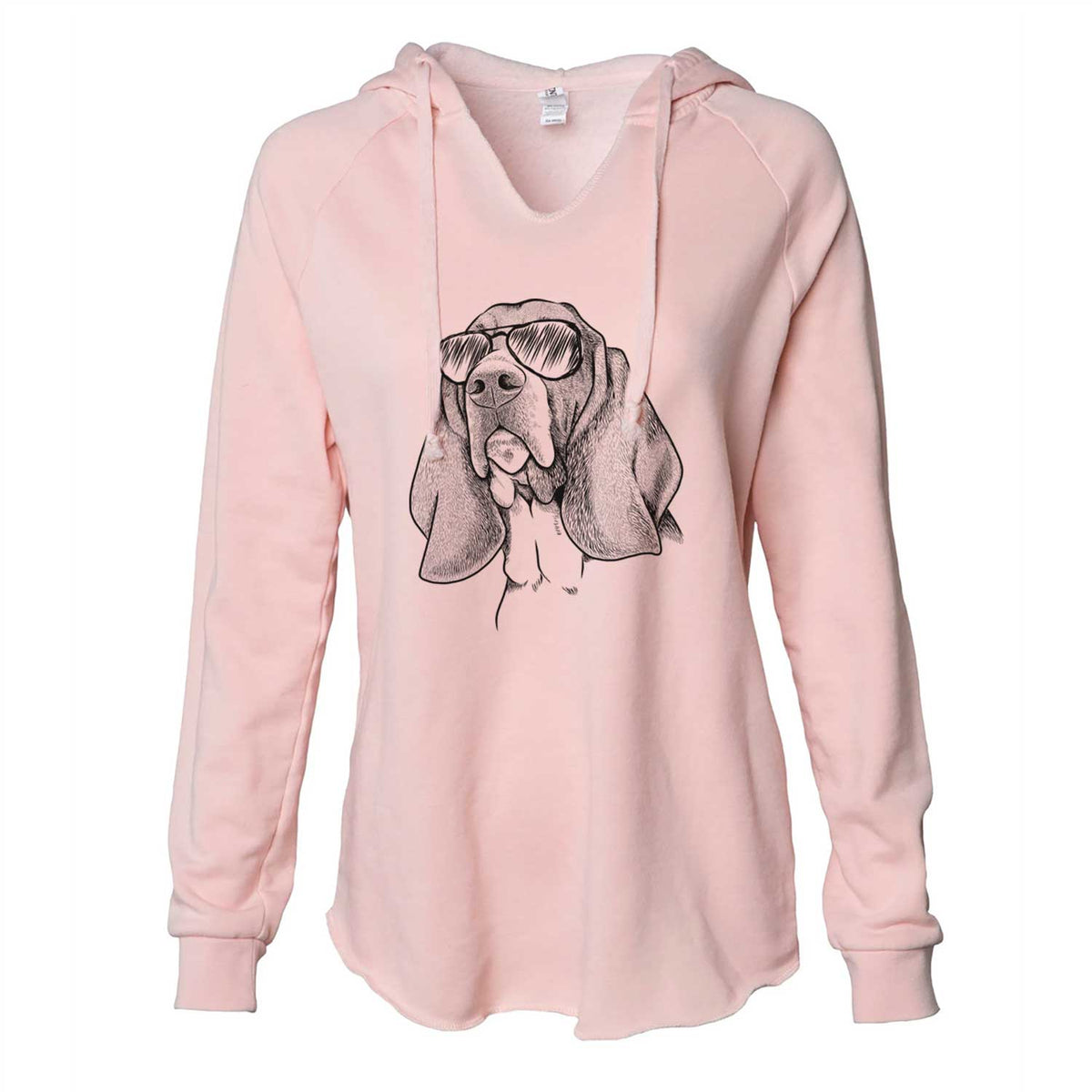 Cooper the Basset Hound - Cali Wave Hooded Sweatshirt