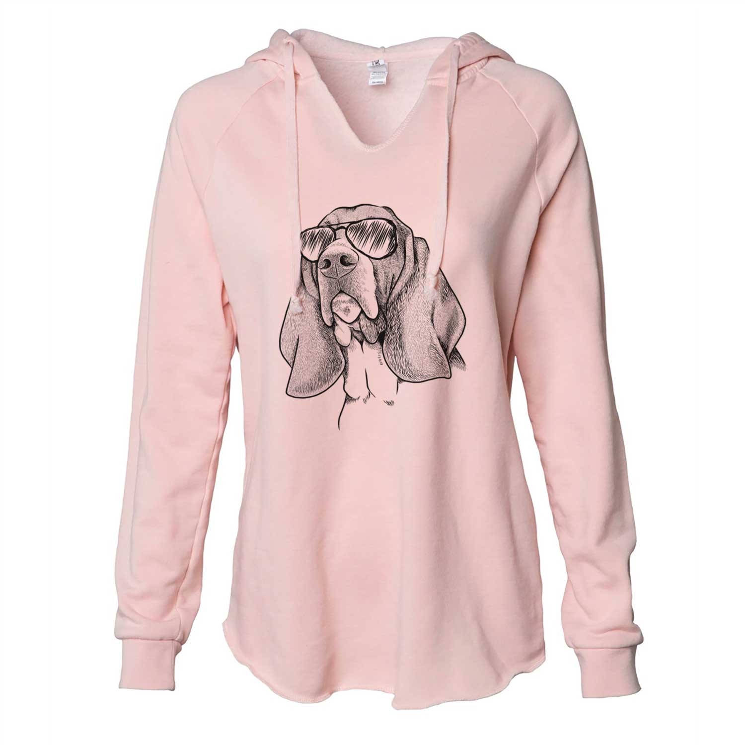 Cooper the Basset Hound - Cali Wave Hooded Sweatshirt