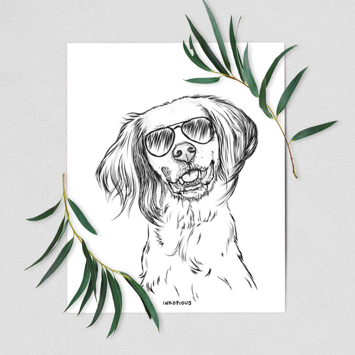 Cooper the English Setter Art Print